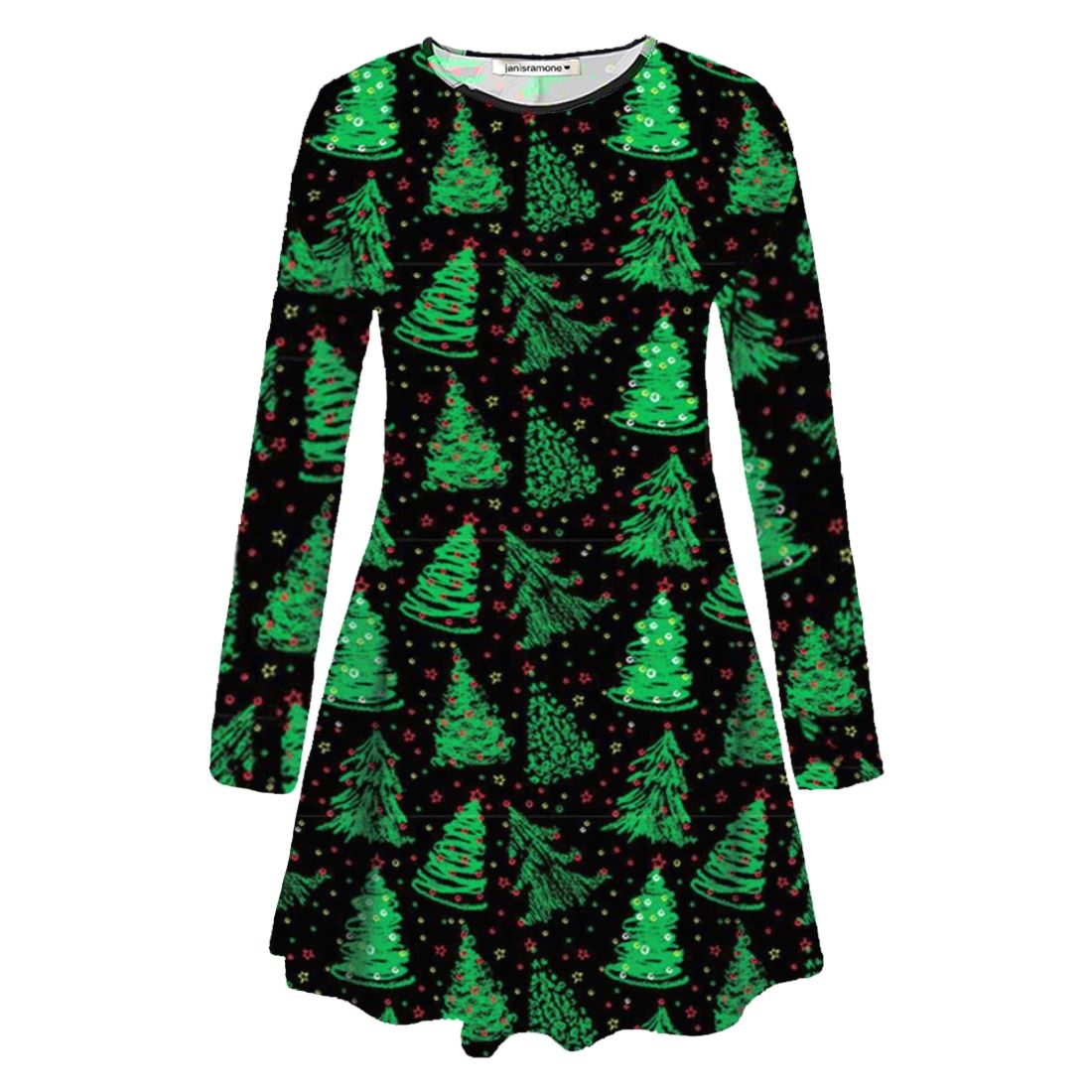 Nouveau Femme Noël Pain D'épice Noël Bow flocon de neige Noël D'épice Fête De Noël Mini Robe Swing b54740 Nouveau Femme Noël Pain D'épice Noël Bow flocon de neige Noël D'épice Fête De Noël Mini Robe Swing b54740