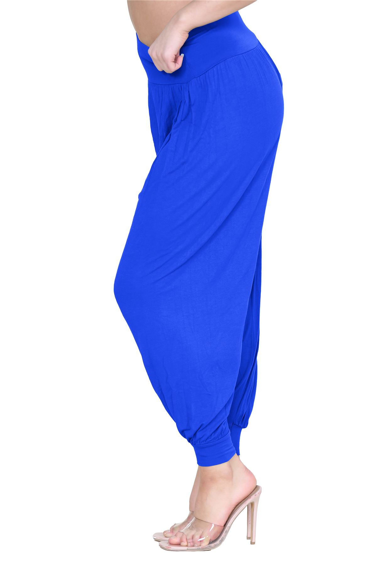 Womens Alibaba Harem Leggings Cuffed Bottoms Plain Hareem Trousers Baggy Pants - Picture 94 of 130
