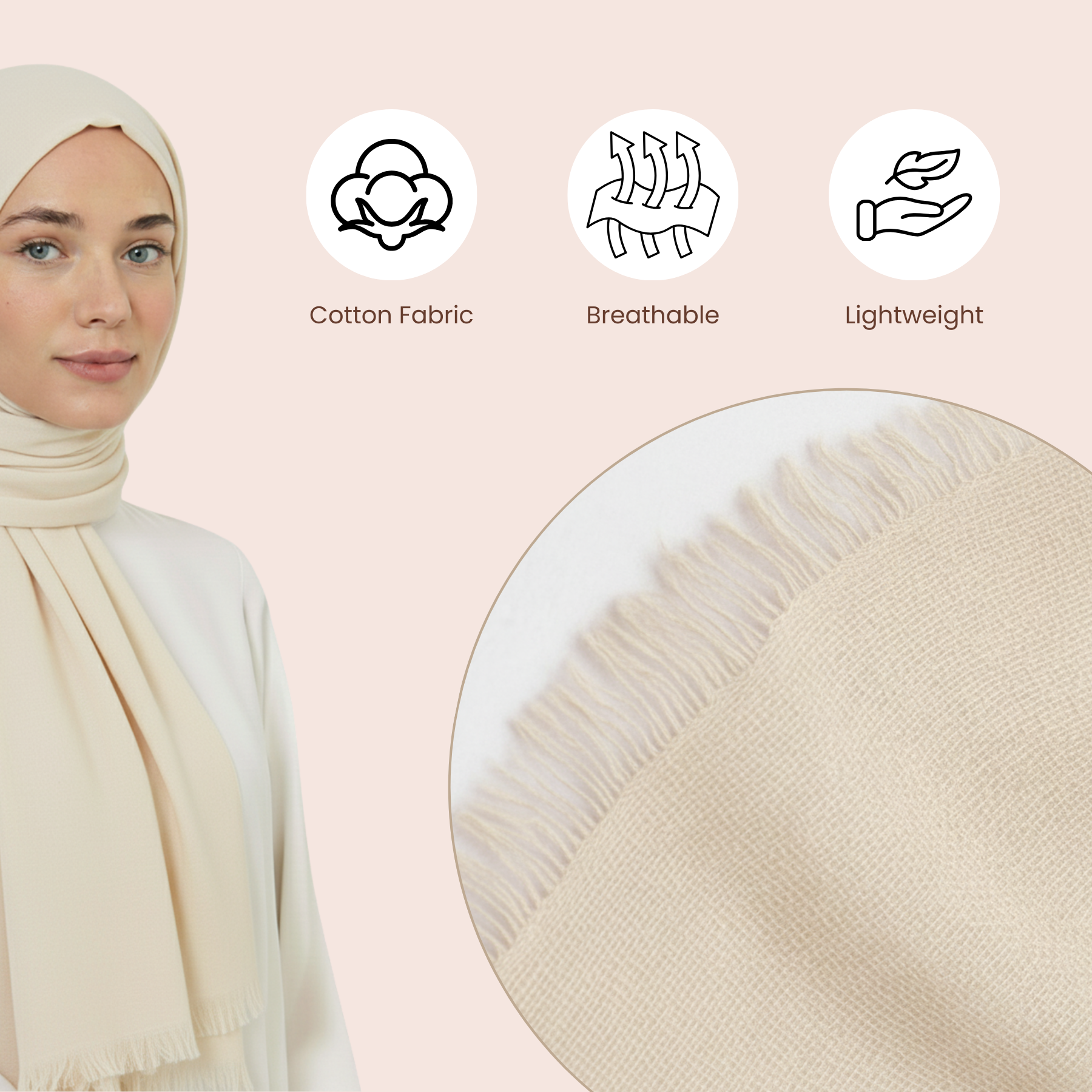 Baumwolle Modal Hijab Frauen Muslim Uni Schal Weich Halstuch Stola Islamisches Kopftuch - Bild 70 von 183