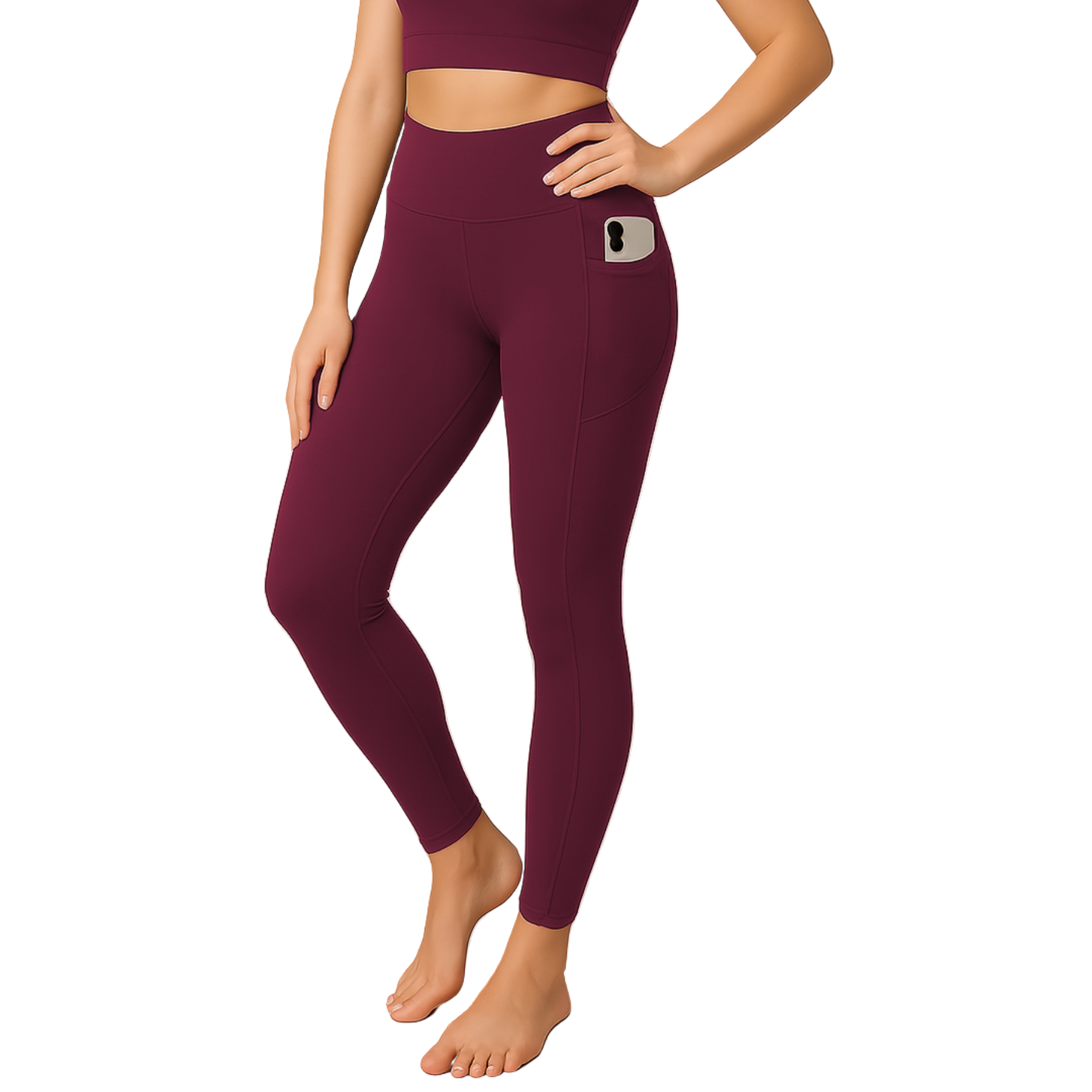 Womens Activewear Leggings High Waist Gym Yoga Workout Leggings With Pockets - Picture 37 of 50