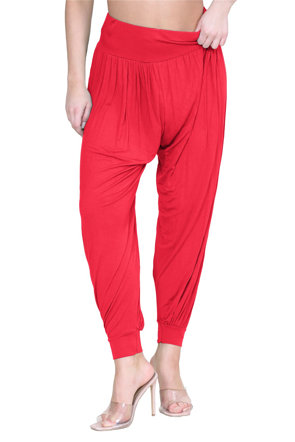 Womens Alibaba Harem Leggings Cuffed Bottoms Plain Hareem Trousers Baggy Pants - Picture 85 of 130