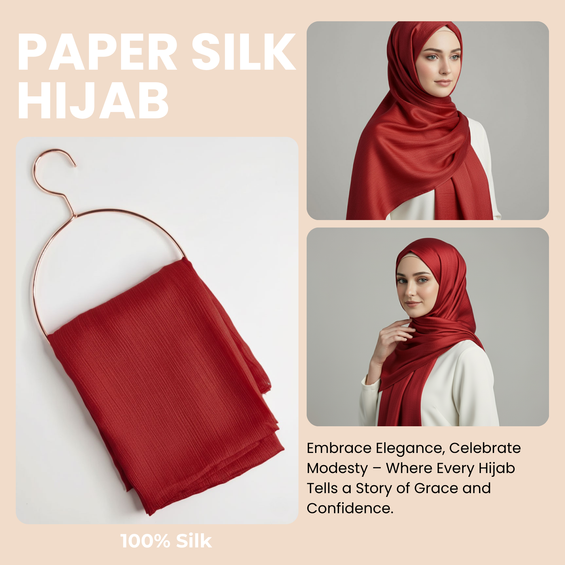 Womens Paper Silk Hijab Satin Silk Head Scarf Long Muslim Head Cover Wrap Shawl - Picture 74 of 99