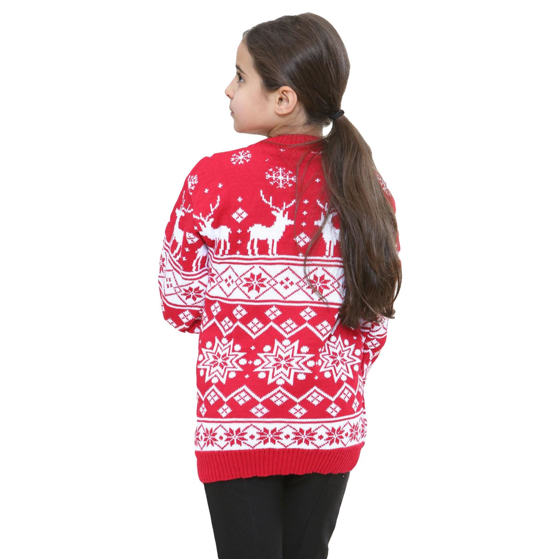 Suéter de Navidad para niños Niñas Niños Reno Niños Novedad Suéter de Navidad - Imagen 53 de 67