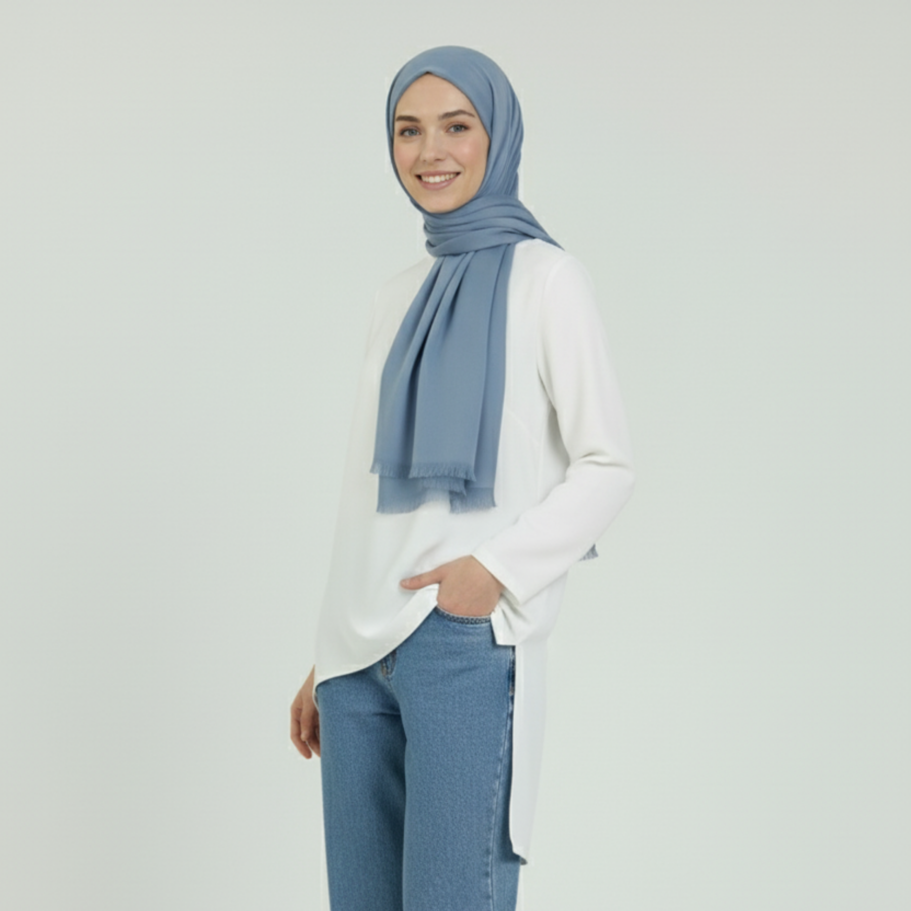 Baumwolle Modal Hijab Frauen Muslim Uni Schal Weich Halstuch Stola Islamisches Kopftuch - Bild 131 von 183