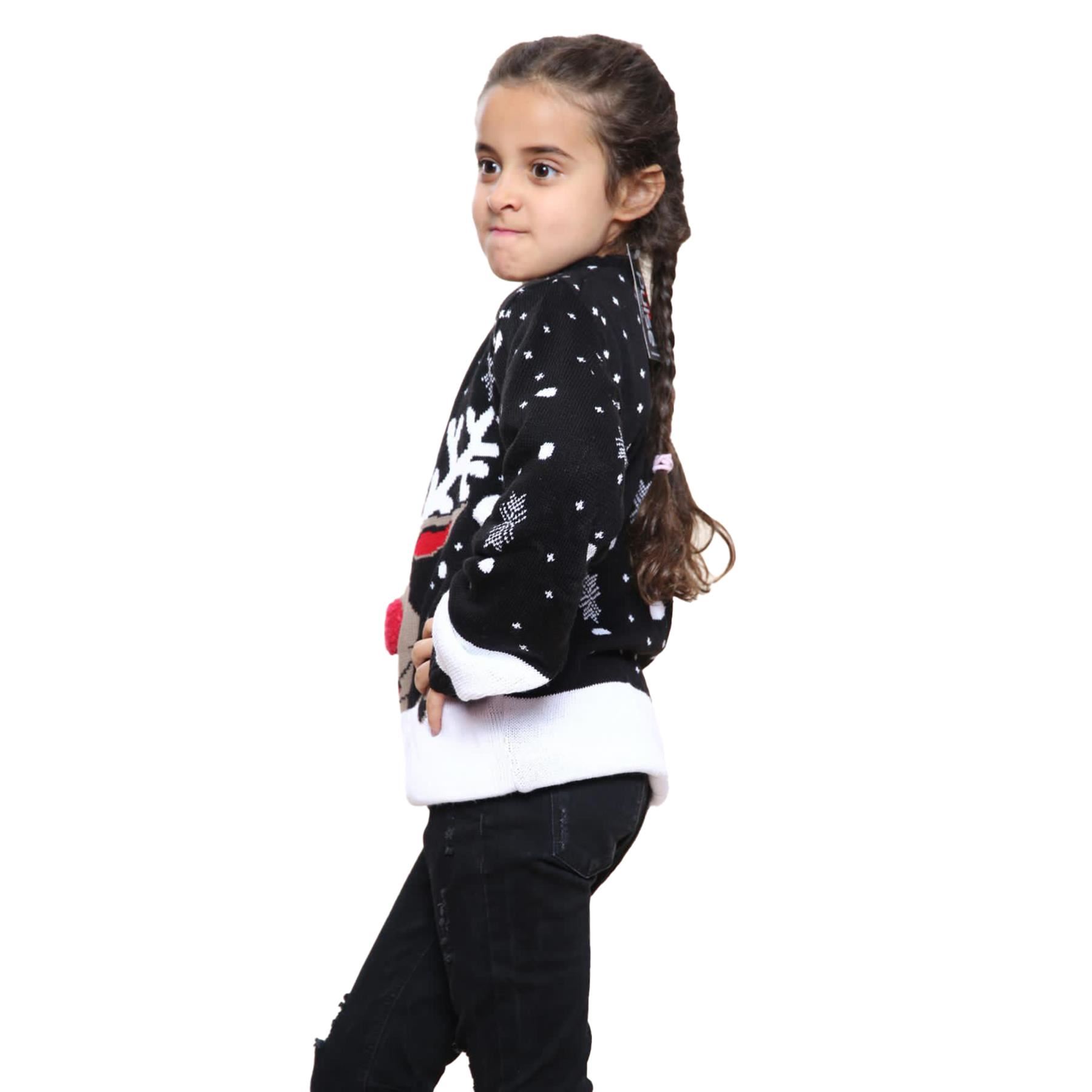 Suéter de Navidad para niños Niñas Niños Reno Niños Novedad Suéter de Navidad - Imagen 57 de 67