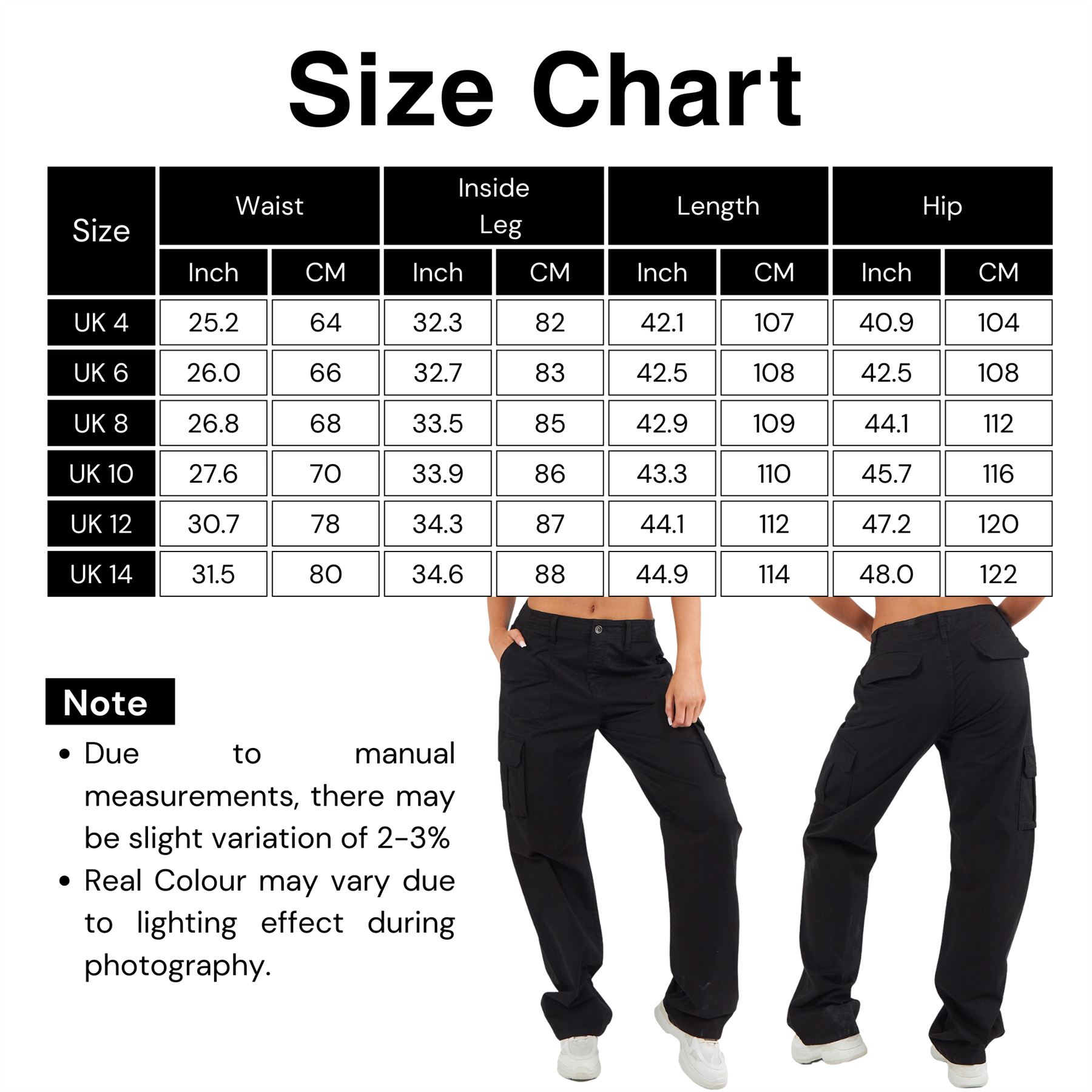 Pantalones de carga de algodón para mujer bolsillos de cintura baja calce suelto pierna ancha pantalones de combate - Imagen 17 de 26