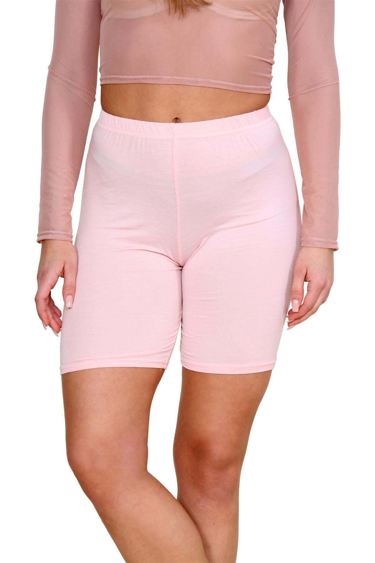 Pantalones Cortos de Ciclismo Lisos Para Mujer Baile Gimnasio Pantalones Cortos Elásticos Activos Paquete de 3 - Imagen 166 de 268