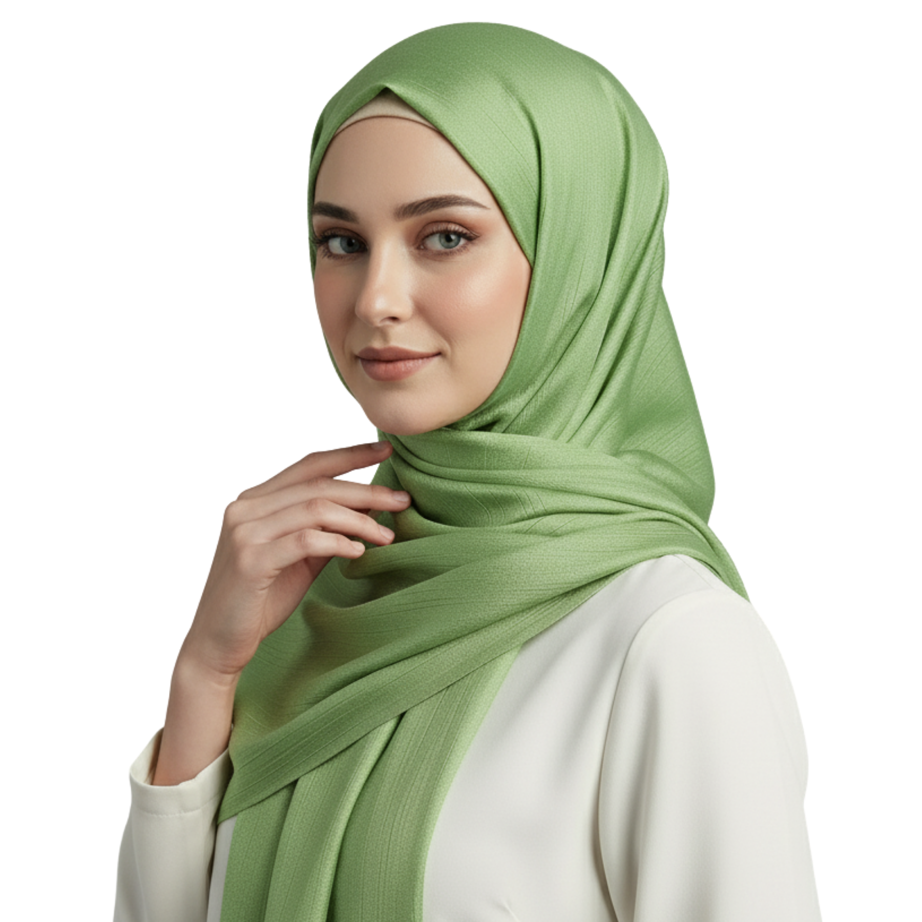 Womens Paper Silk Hijab Satin Silk Head Scarf Long Muslim Head Cover Wrap Shawl - Picture 58 of 99