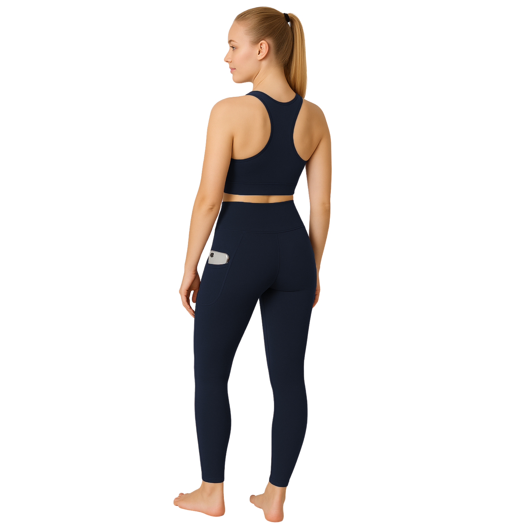 Womens Activewear Leggings High Waist Gym Yoga Workout Leggings With Pockets - Picture 33 of 50