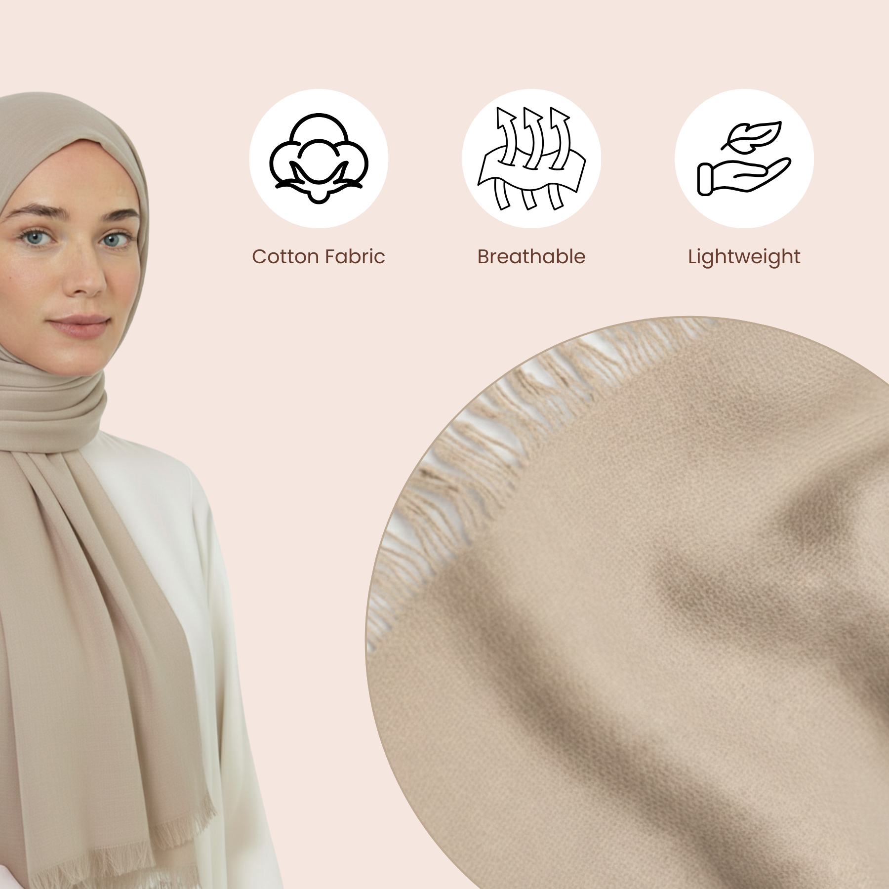 Baumwolle Modal Hijab Frauen Muslim Uni Schal Weich Halstuch Stola Islamisches Kopftuch - Bild 167 von 183