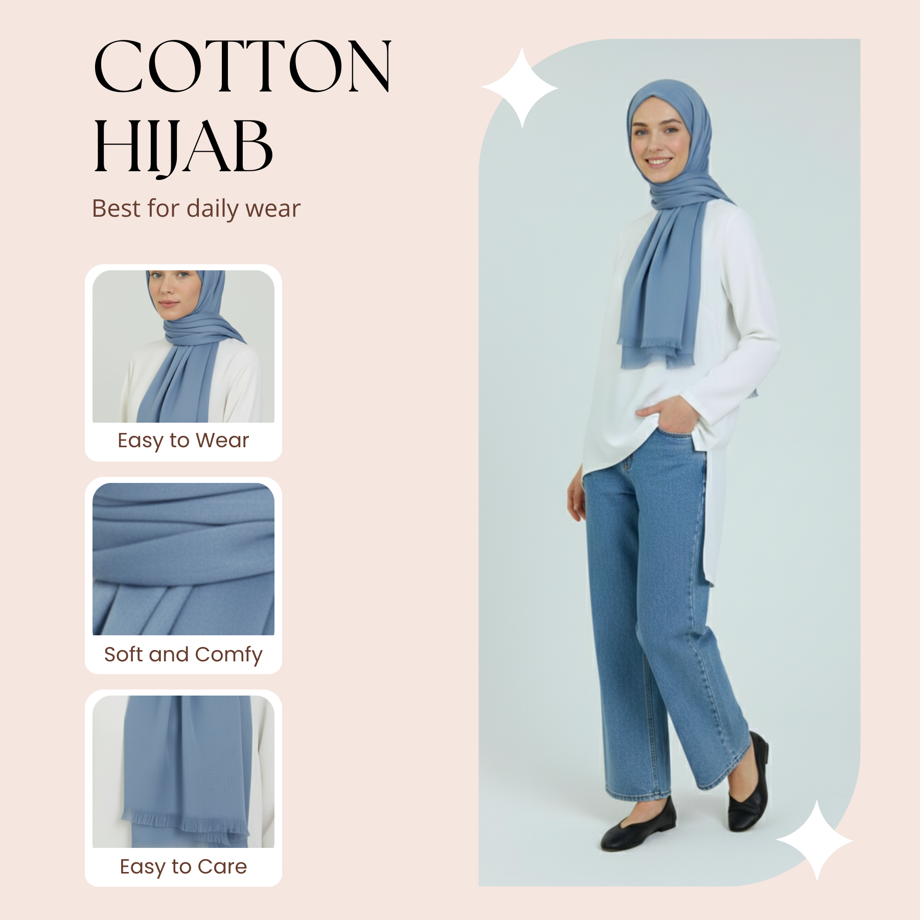 Baumwolle Modal Hijab Frauen Muslim Uni Schal Weich Halstuch Stola Islamisches Kopftuch - Bild 132 von 183
