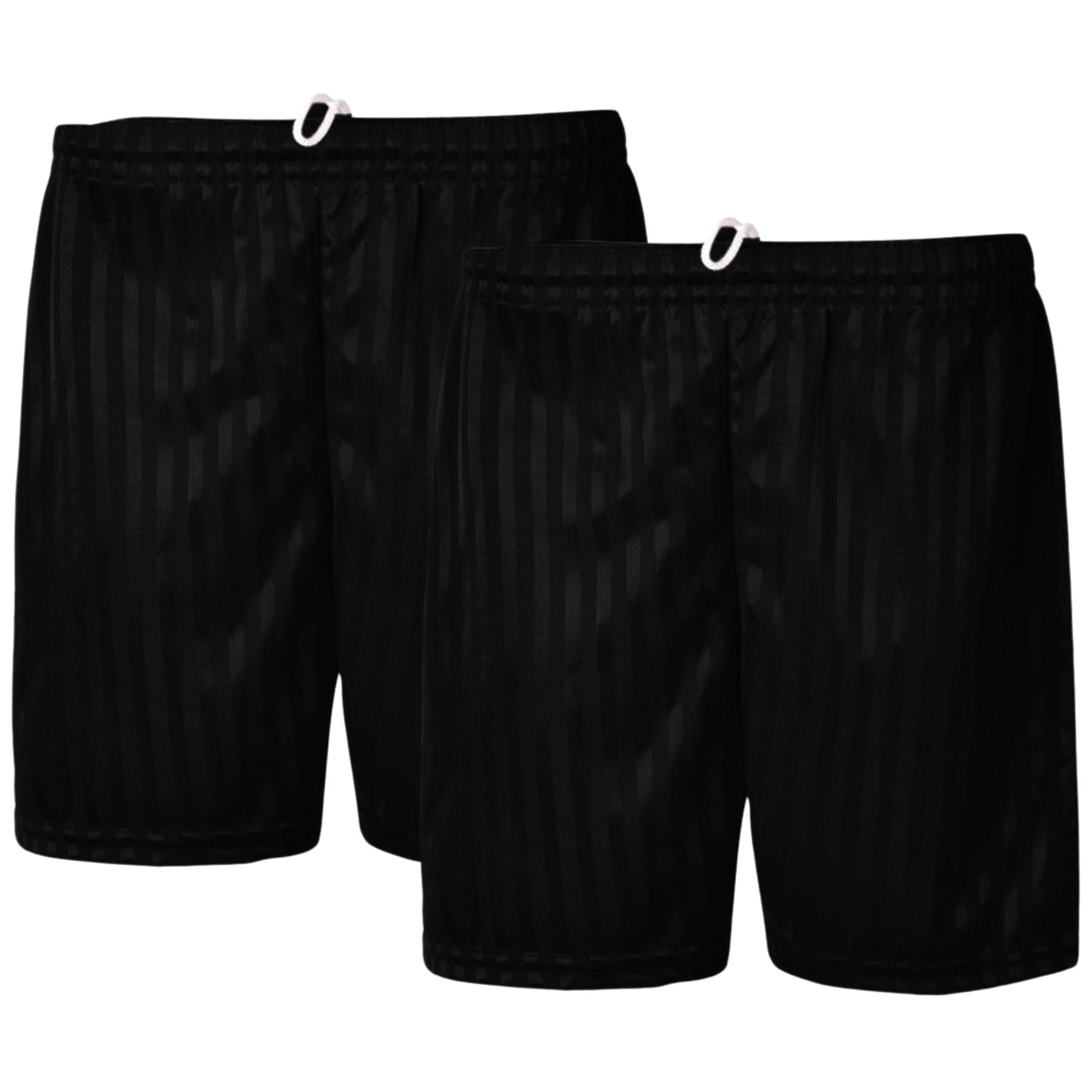 Niños Niñas PE Escuela Pantalones Cortos Uniforme Sombra Rayas Gimnasio Deportes Fútbol Paquete de 2 - Imagen 2 de 37