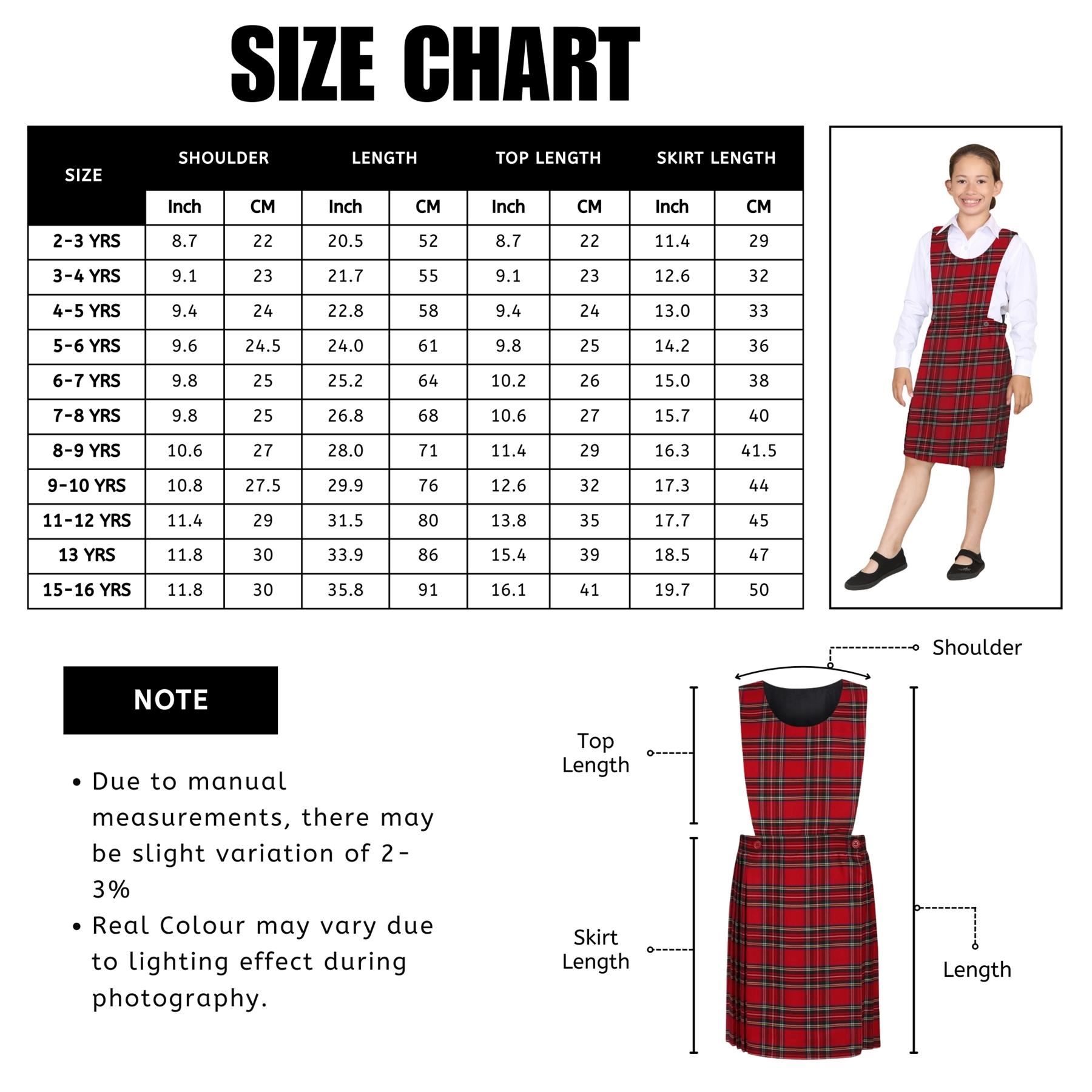 Niñas Babero Delantal Tartán Vestido Envolvente Cuchillo Plisado Uniforme Escolar Paquete de 2 - Imagen 39 de 64