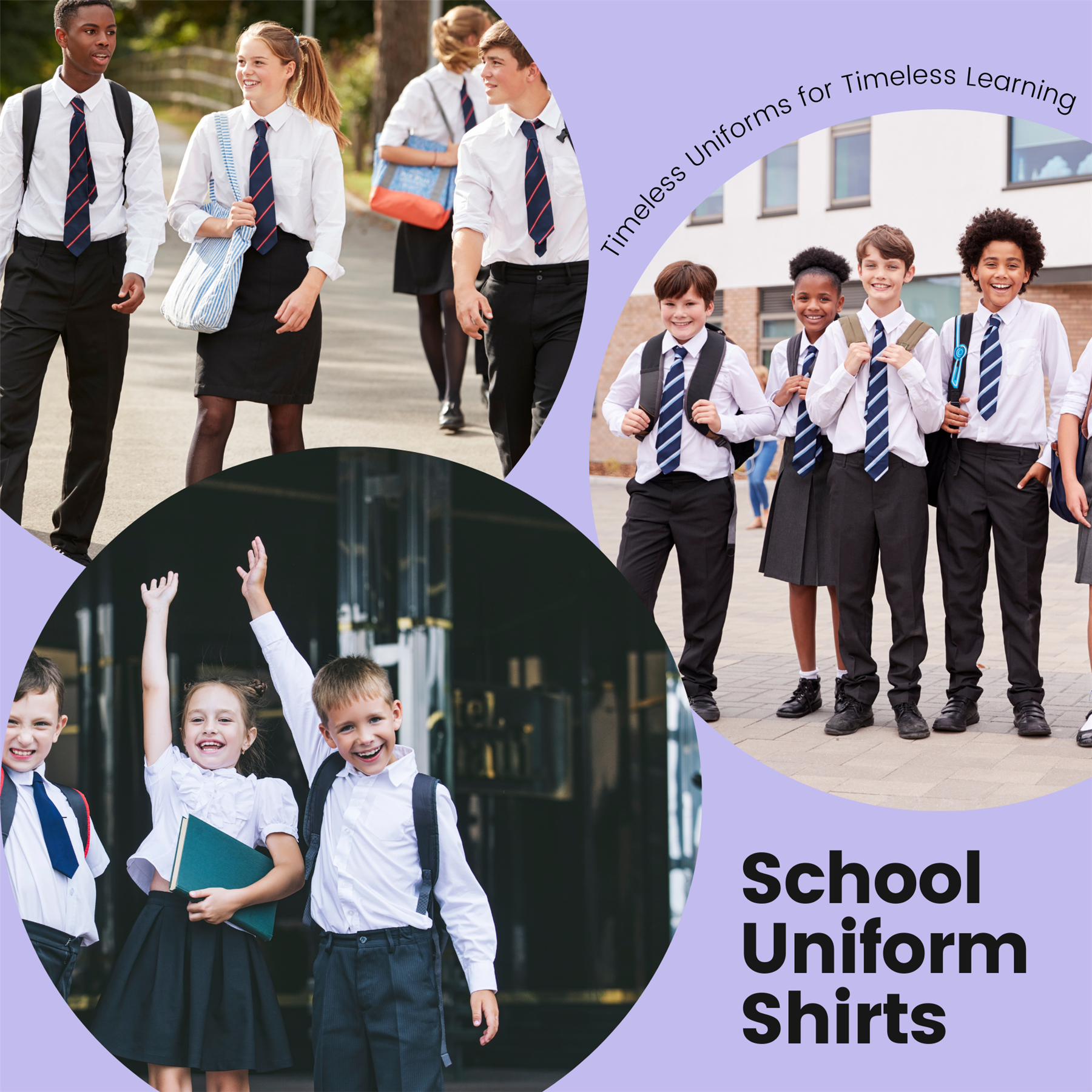 Jungen Langarmhemden Schuluniform weiß Hemd Regular Fit Freizeit 2er Pack - Bild 10 von 13