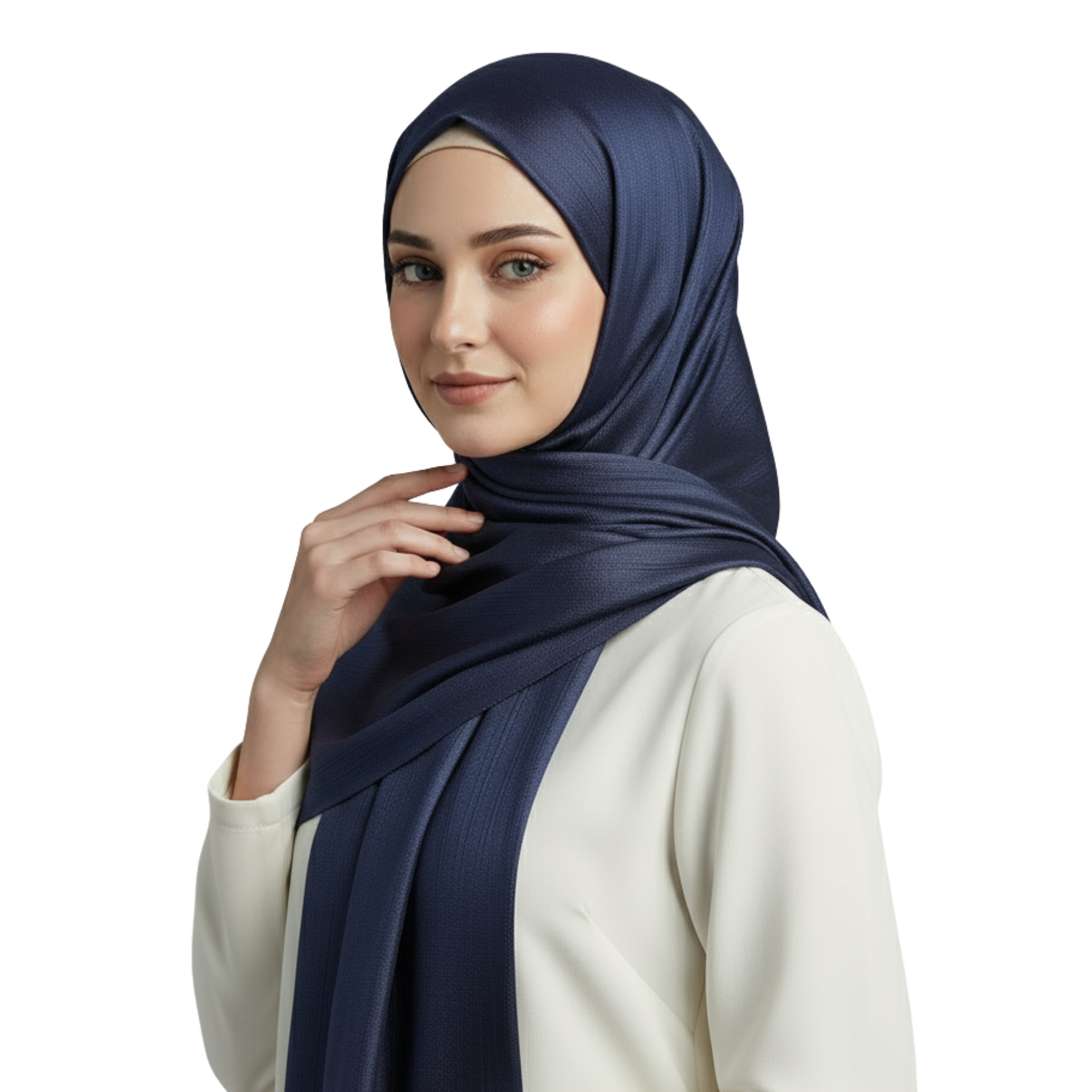 Womens Paper Silk Hijab Satin Silk Head Scarf Long Muslim Head Cover Wrap Shawl - Picture 65 of 99