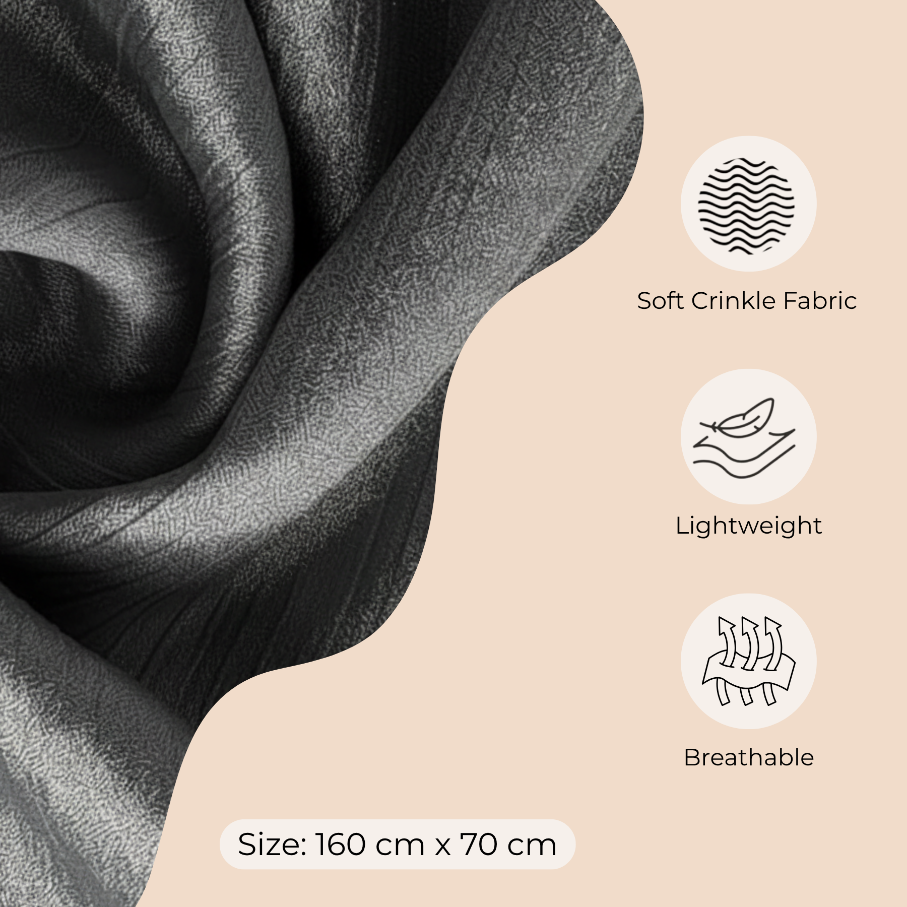 Womens Paper Silk Hijab Satin Silk Head Scarf Long Muslim Head Cover Wrap Shawl - Picture 33 of 99