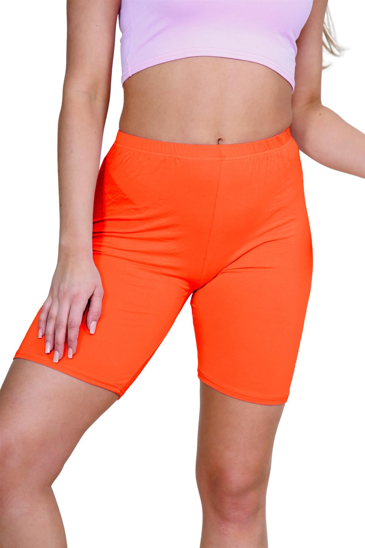 Pantalones Cortos de Ciclismo Lisos Para Mujer Baile Gimnasio Pantalones Cortos Elásticos Activos Paquete de 3 - Imagen 145 de 268