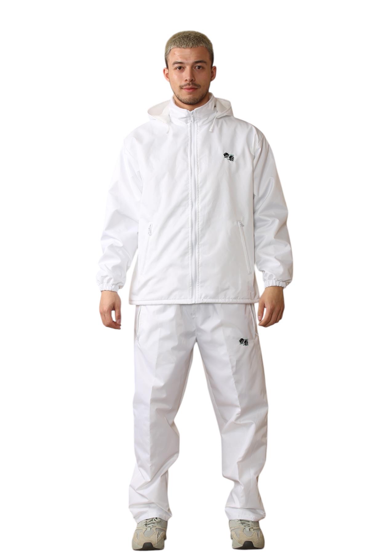 Pantalón de Bowling Unisex Chaqueta Blanco Césped Cuencos Forrado de Vellón Impermeable A Prueba de Viento - Imagen 16 de 22
