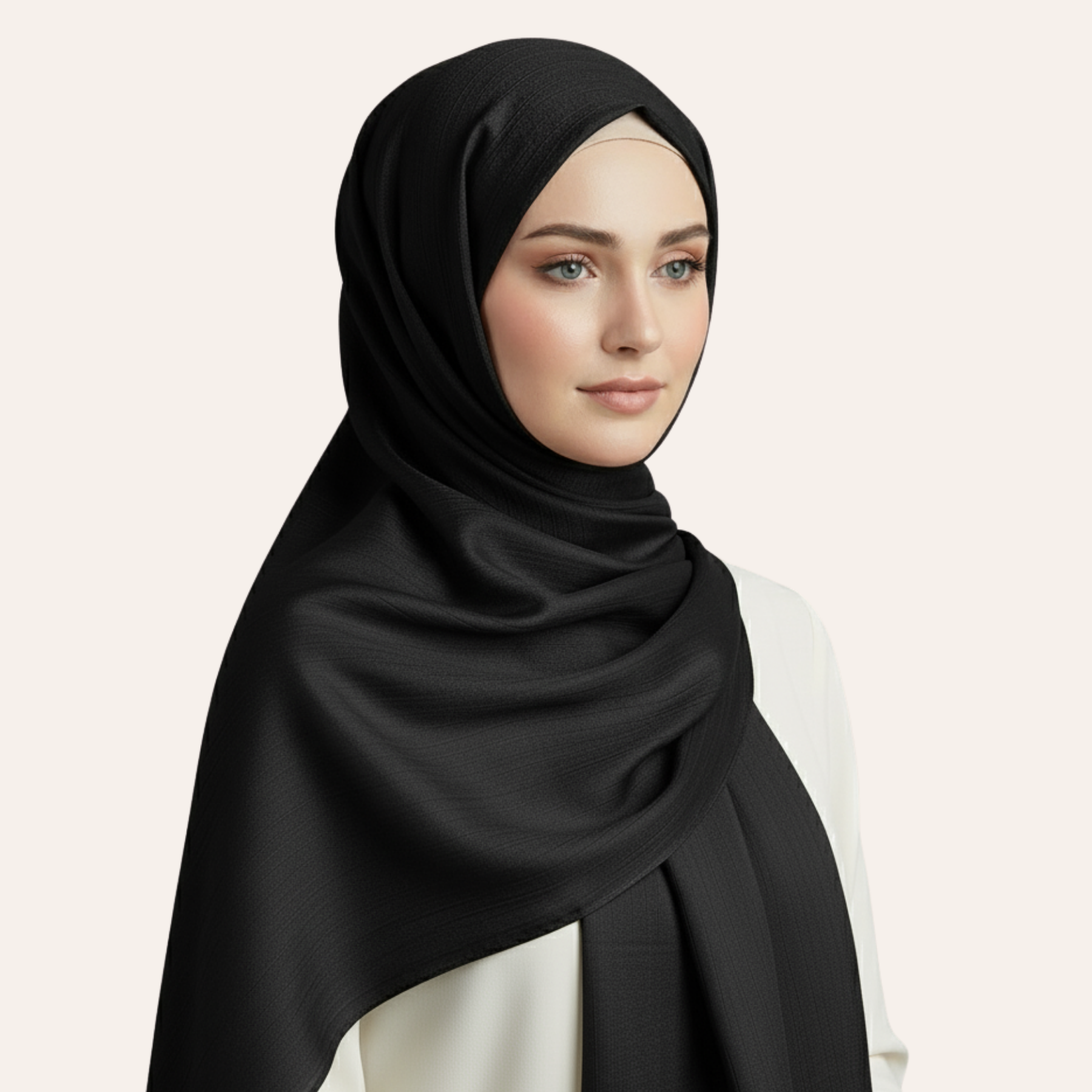 Womens Paper Silk Hijab Satin Silk Head Scarf Long Muslim Head Cover Wrap Shawl - Picture 6 of 99