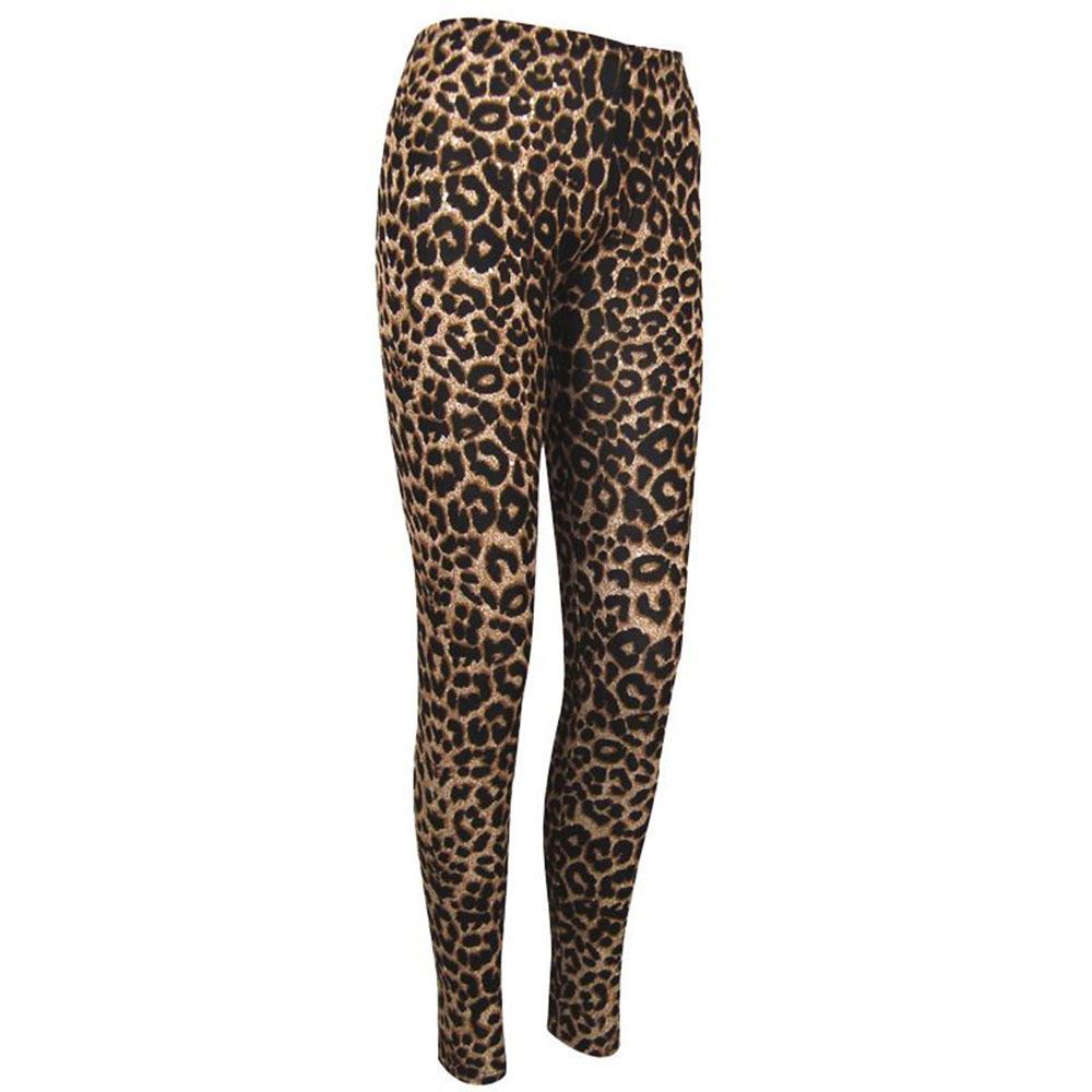 Womens Full Length Printed Leggings Skinny Yoga Trouser Casual Stretchy Pants - Picture 10 of 25