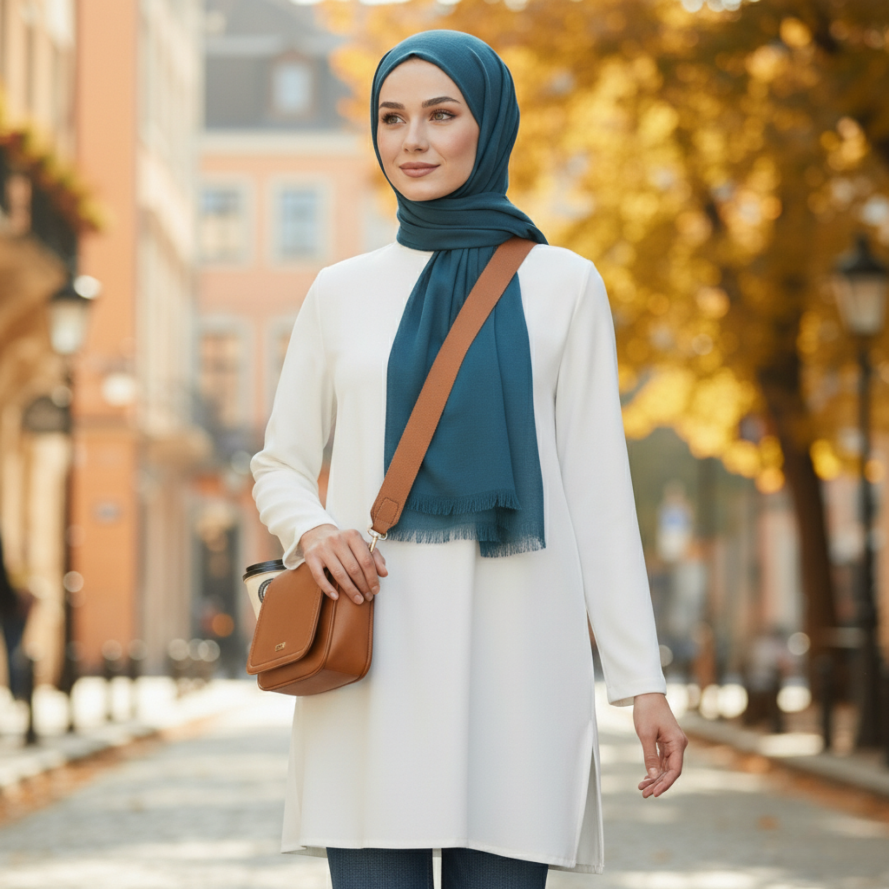 Baumwolle Modal Hijab Frauen Muslim Uni Schal Weich Halstuch Stola Islamisches Kopftuch - Bild 176 von 183