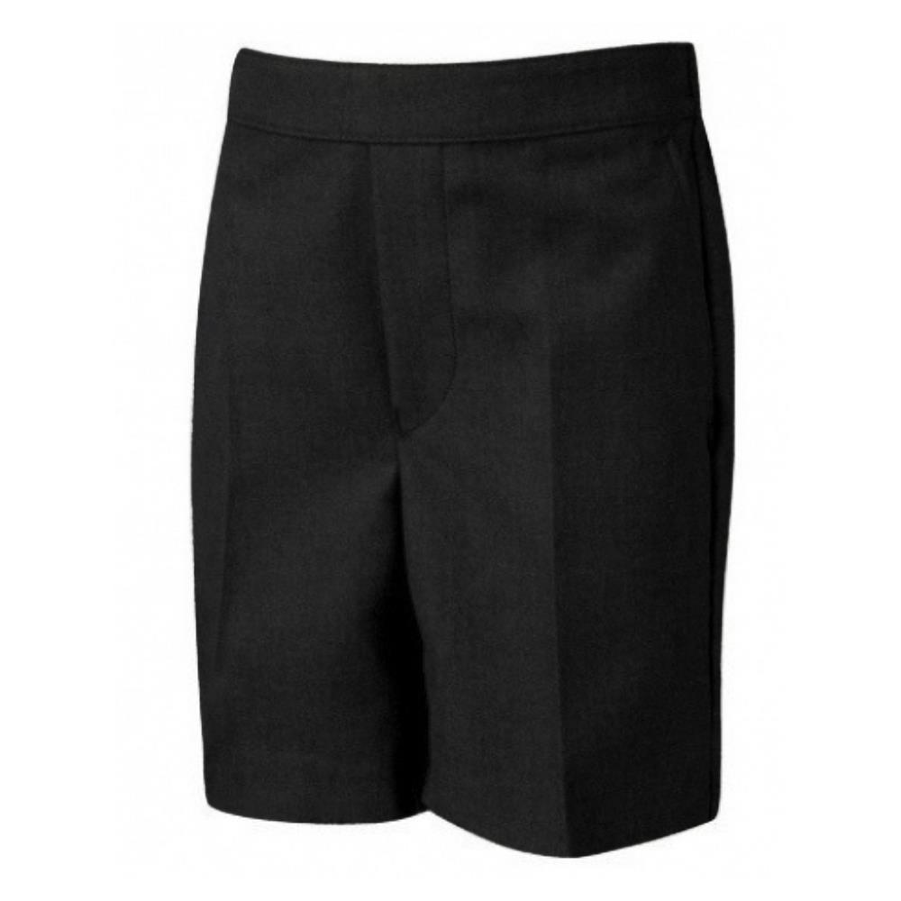 Pantalones cortos escolares medio elásticos espalda tirante pantalones uniformes para niños 2-10 años - Imagen 3 de 14