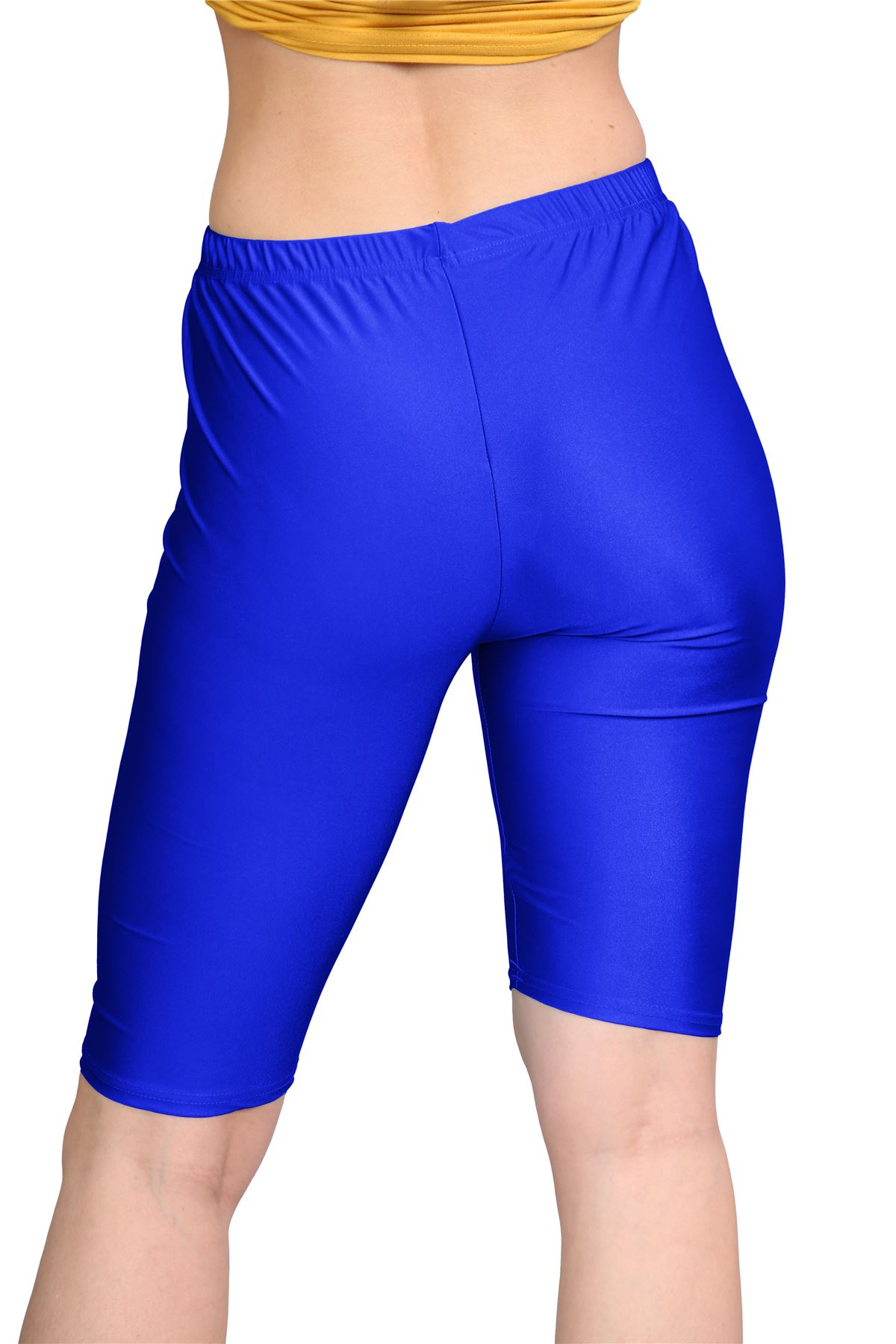 Damas Pantalones Cortos de Ciclismo Lisos Estirados Lycra Brillante Gimnasio Yoga Baile Pantalones Cortos - Imagen 76 de 100