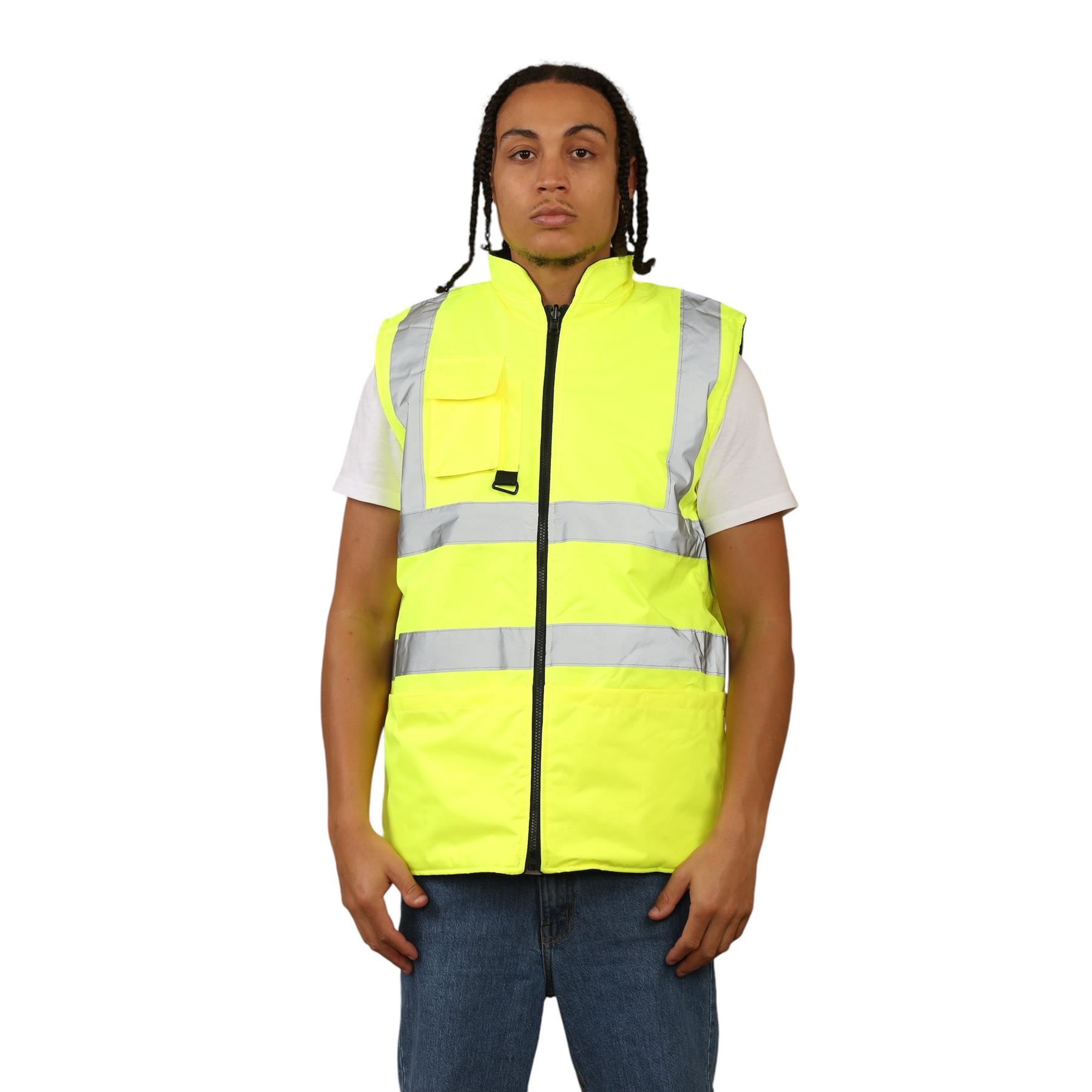 Chaleco reversible impermeable de alta visibilidad para hombre - Imagen 9 de 26