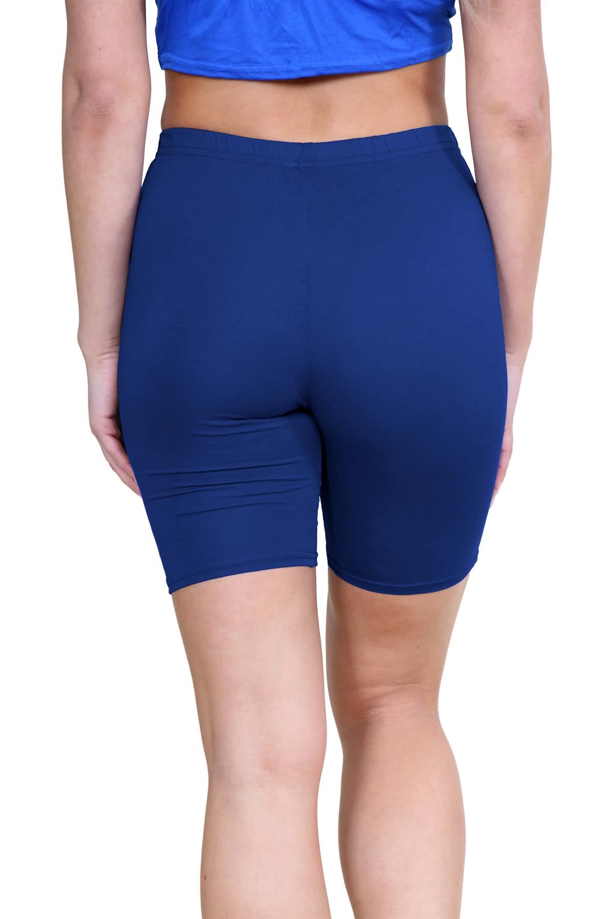 Pantalones Cortos de Ciclismo Lisos Para Mujer Baile Gimnasio Pantalones Cortos Elásticos Activos Paquete de 3 - Imagen 132 de 268