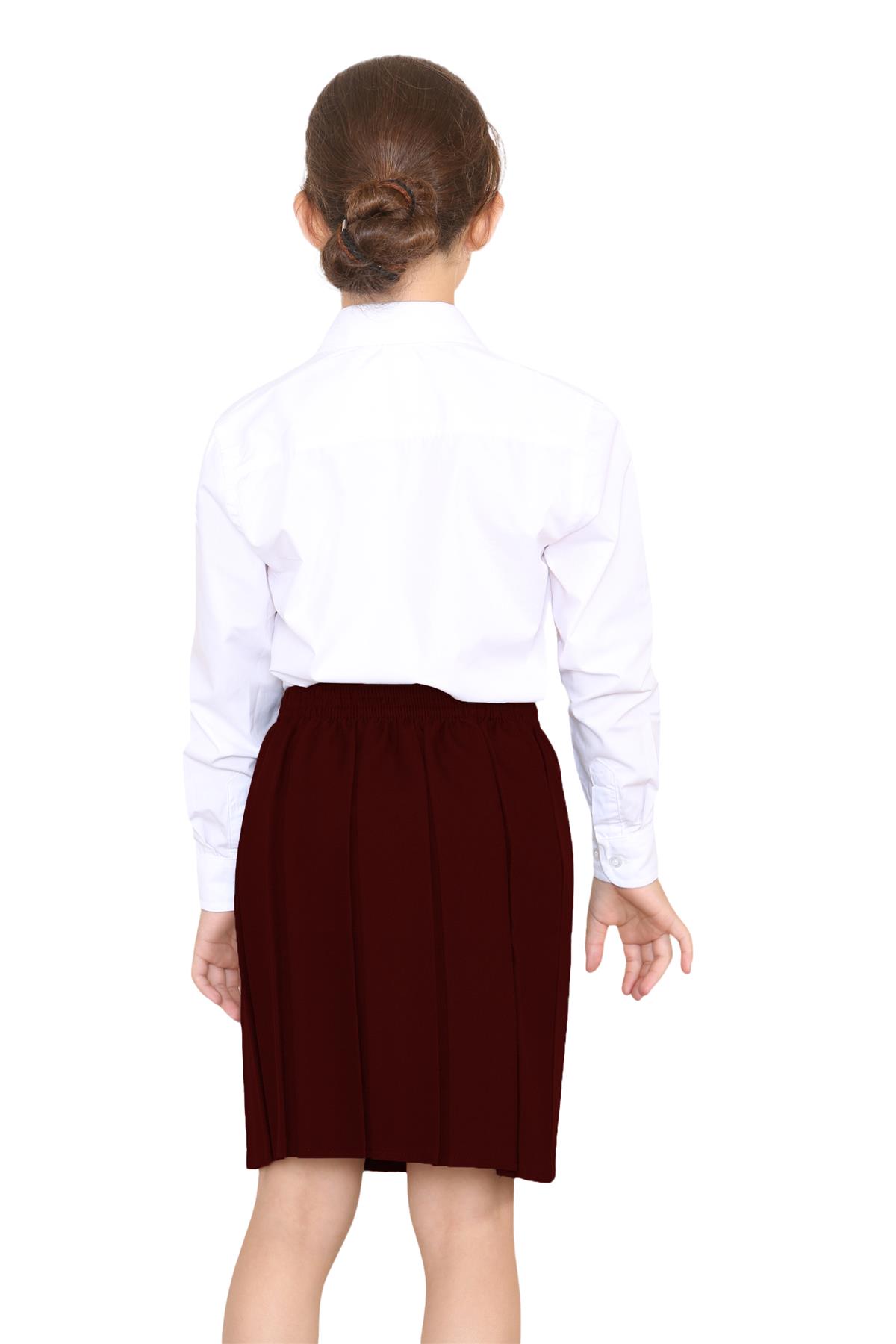 Mädchen Box Plissee Rock Schule Allround elastische Taille Uniform Kinder Röcke - Bild 18 von 92