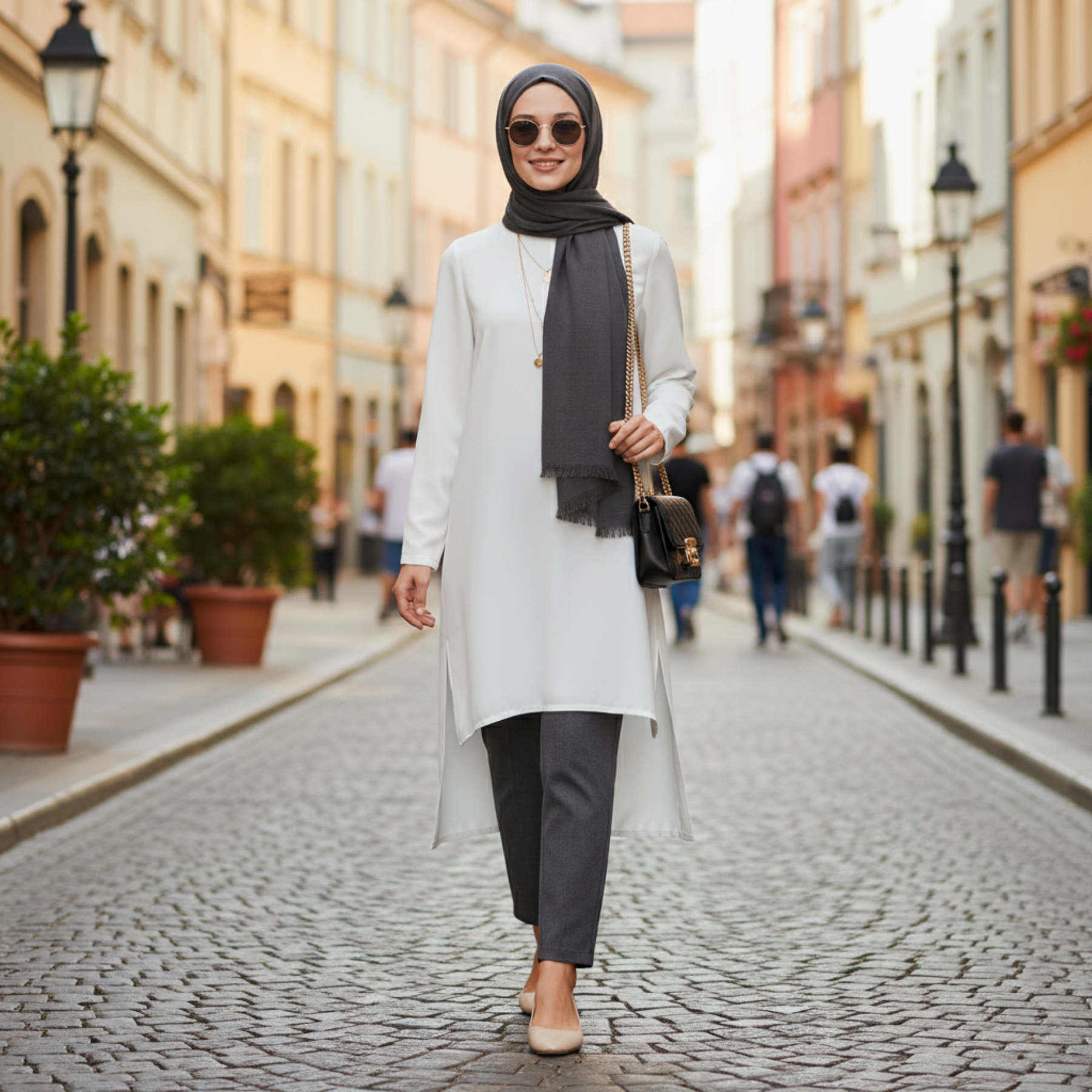 Baumwolle Modal Hijab Frauen Muslim Uni Schal Weich Halstuch Stola Islamisches Kopftuch - Bild 64 von 183