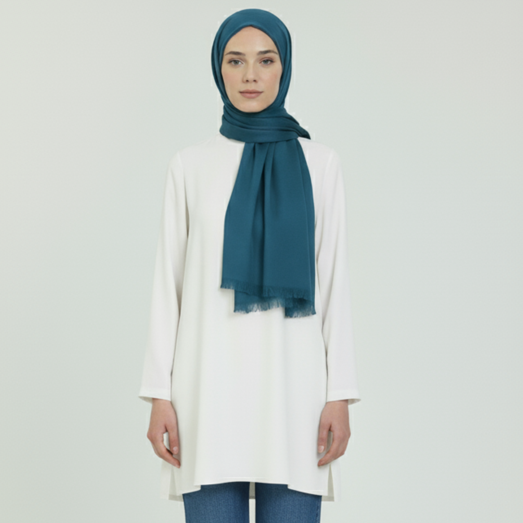 Baumwolle Modal Hijab Frauen Muslim Uni Schal Weich Halstuch Stola Islamisches Kopftuch - Bild 172 von 183