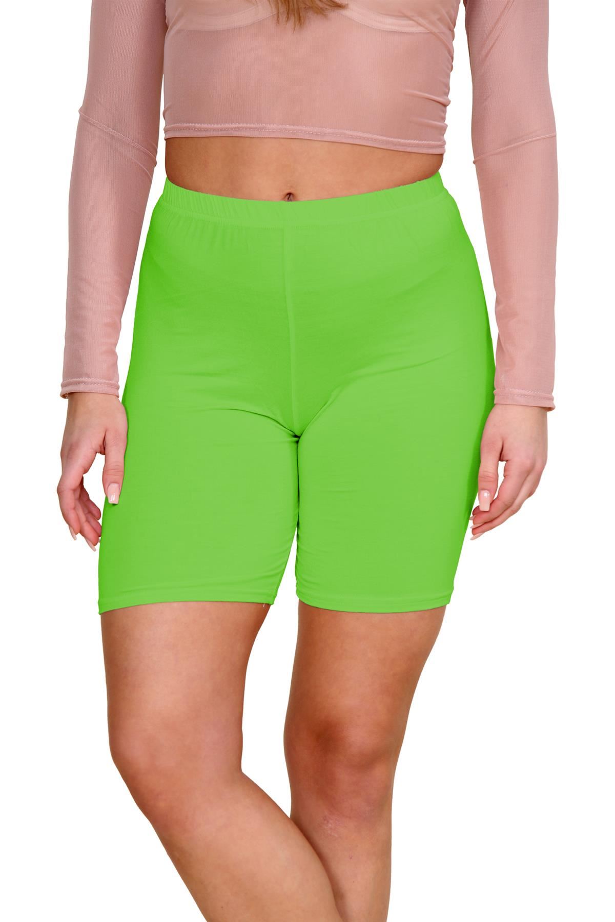 Pantalones Cortos de Ciclismo Lisos Para Mujer Baile Gimnasio Pantalones Cortos Elásticos Activos Paquete de 3 - Imagen 138 de 268