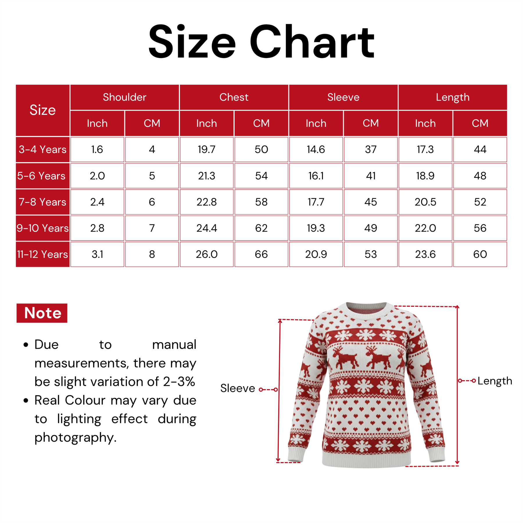 Kids Christmas Jumper Girls Boy Reindeer Sweater Children Novelty Xmas Sweater - Picture 57 of 97