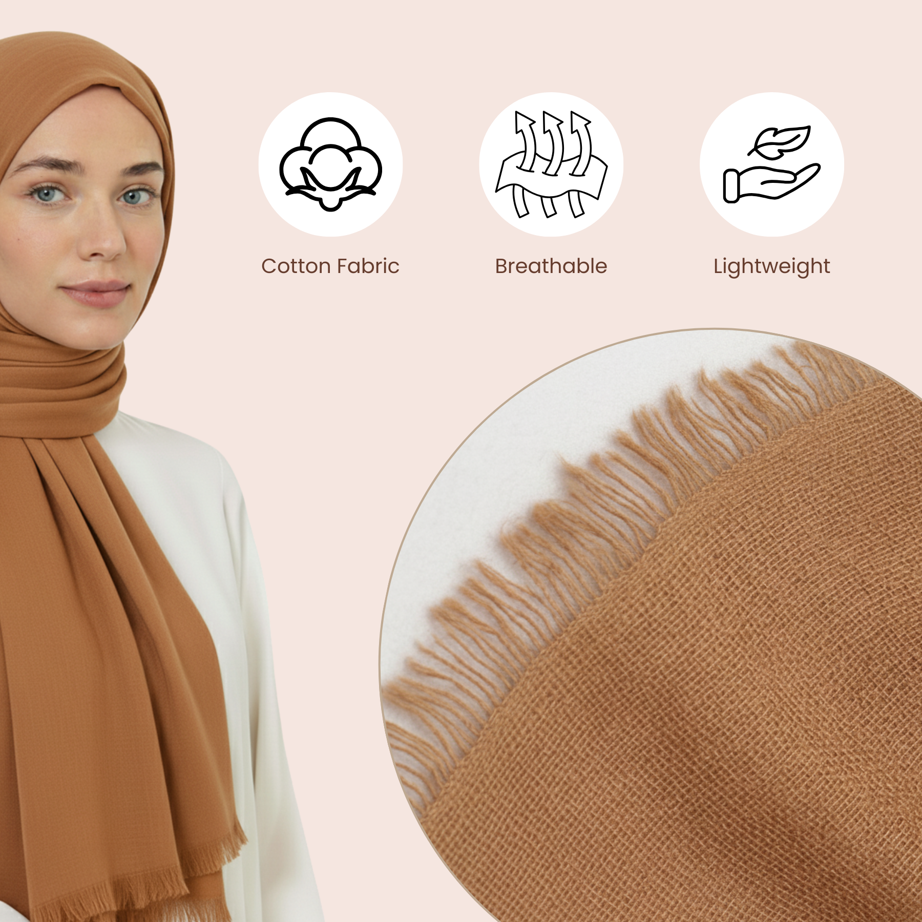 Baumwolle Modal Hijab Frauen Muslim Uni Schal Weich Halstuch Stola Islamisches Kopftuch - Bild 47 von 183
