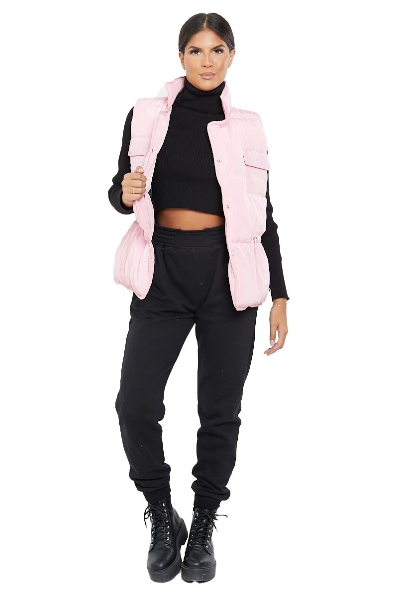 Damas Mujeres Chaleco Acolchado Acolchado Chaqueta Chaleco Invierno Abrigo Calentador de Cuerpo - Imagen 3 de 17