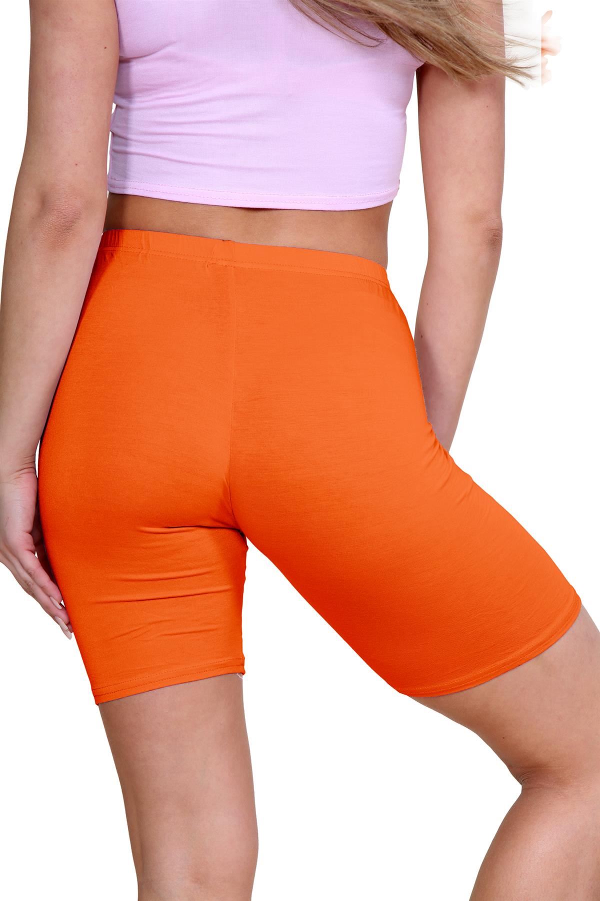 Pantalones Cortos de Ciclismo Lisos Para Mujer Baile Gimnasio Pantalones Cortos Elásticos Activos Paquete de 3 - Imagen 147 de 268