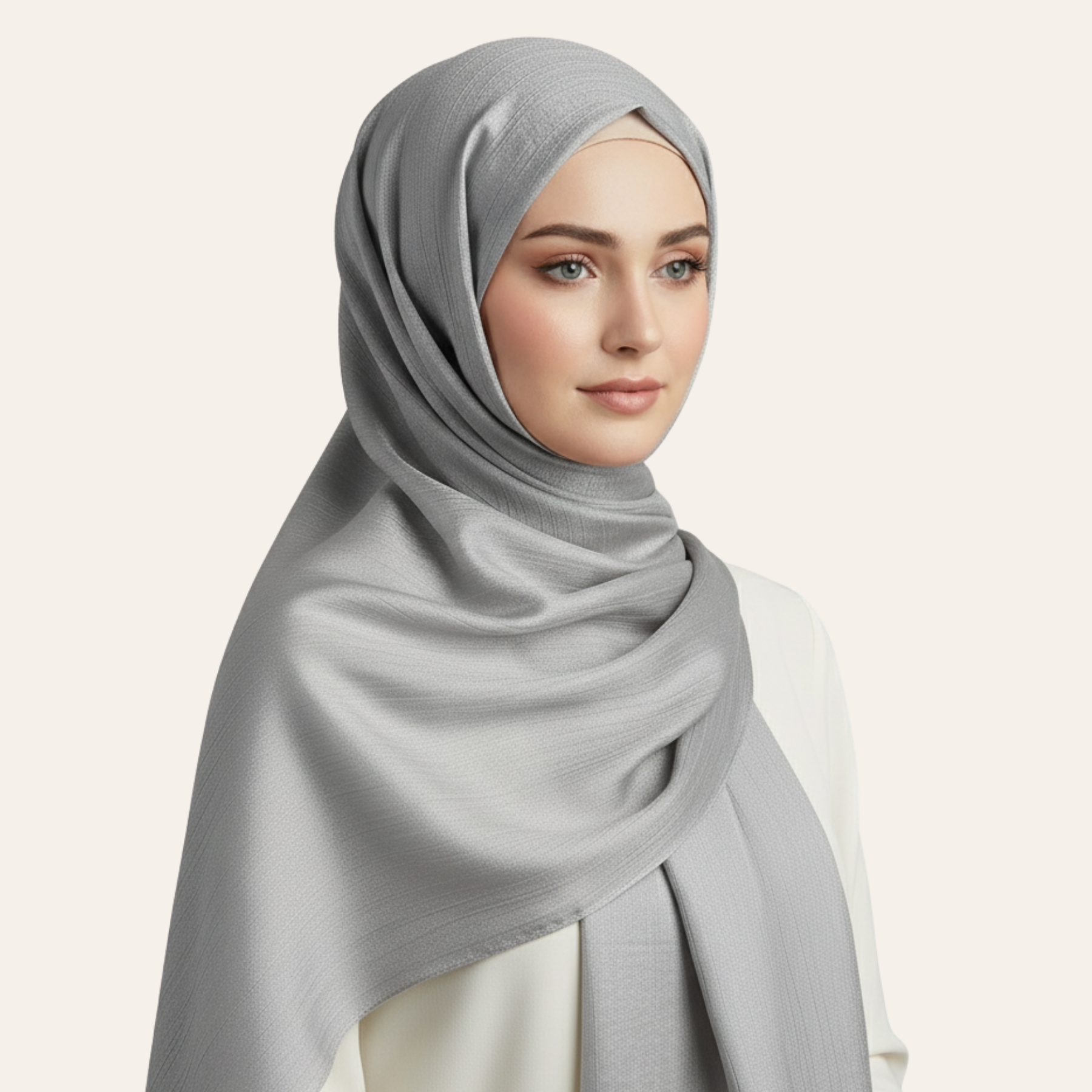 Womens Paper Silk Hijab Satin Silk Head Scarf Long Muslim Head Cover Wrap Shawl - Picture 56 of 99