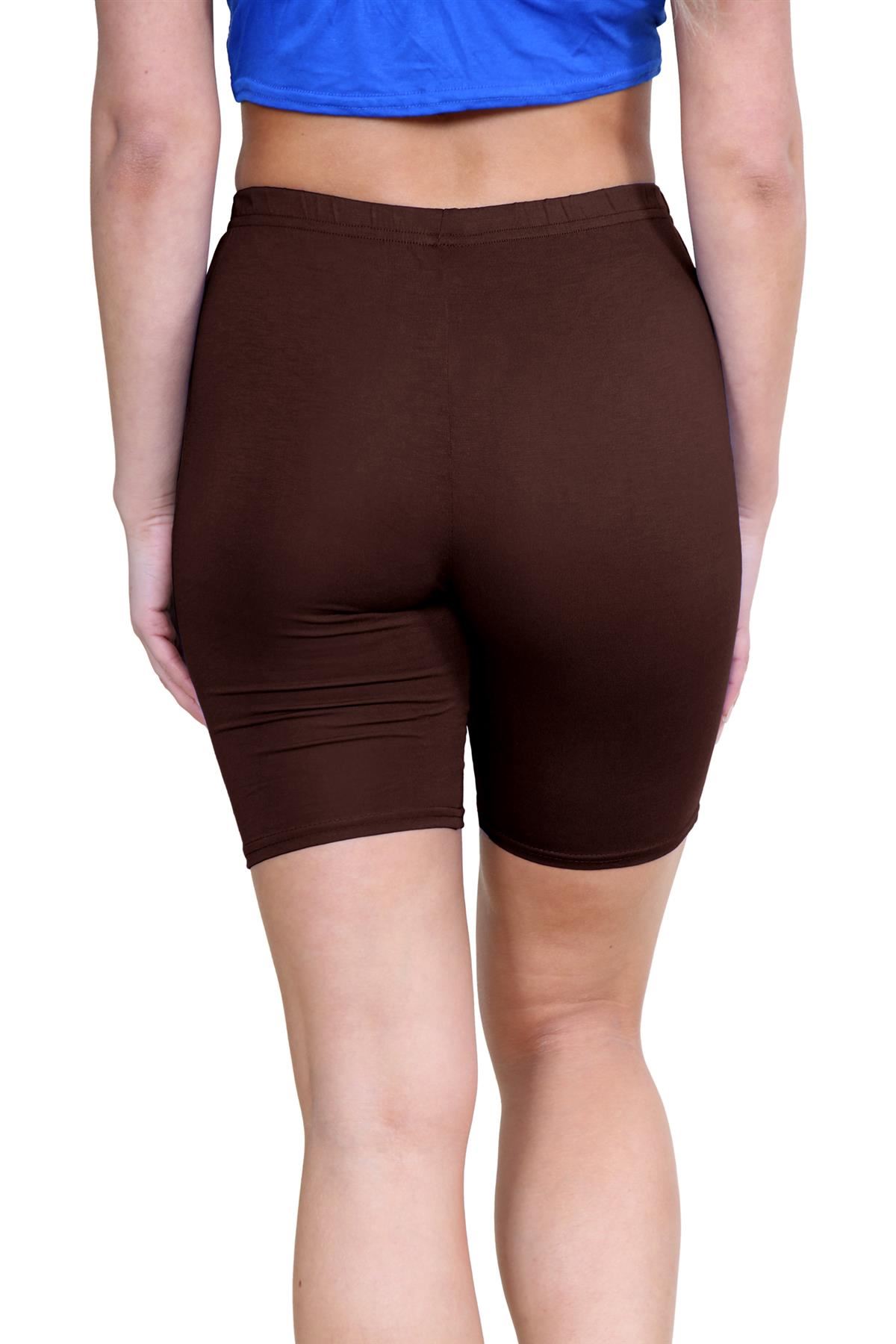 Pantalones Cortos de Ciclismo Lisos Para Mujer Baile Gimnasio Pantalones Cortos Elásticos Activos Paquete de 3 - Imagen 28 de 268