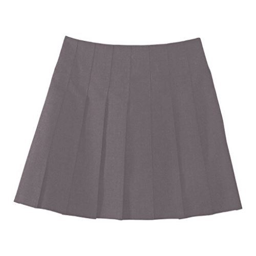 Girls Uniform Skirt Top Stitched All Round Knife Pleated School Mini Skirts - Picture 7 of 11