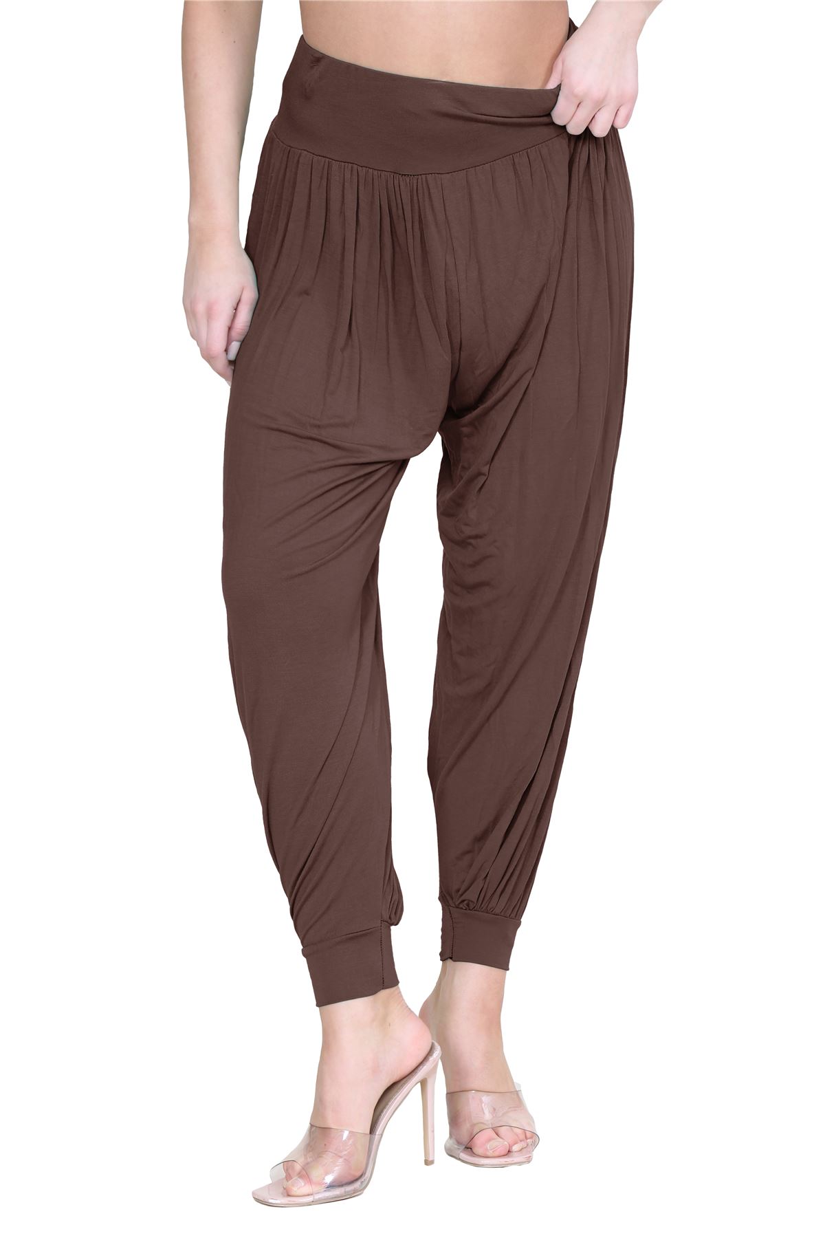 Womens Alibaba Harem Leggings Cuffed Bottoms Plain Hareem Trousers Baggy Pants - Picture 19 of 130