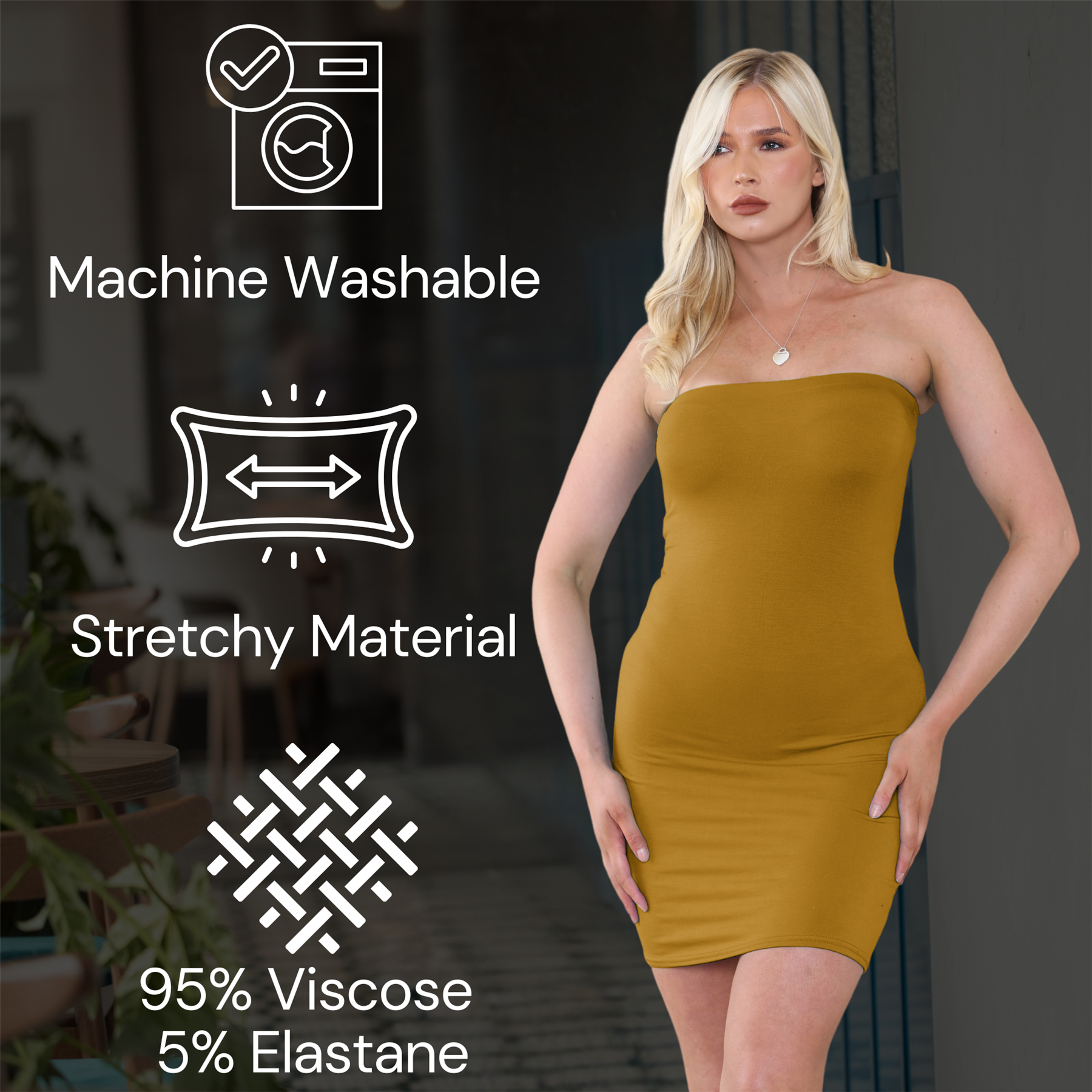 Mujer Vestido ceñido al cuerpo Bandeau Sin mangas Liso BoobTube Elastizado Fiesta Mini Vestido - Imagen 26 de 140