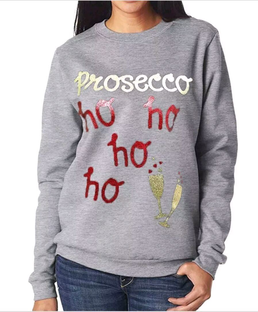 Femme Prosecco HO HO HO paillettes équipe Rudolph Rudolph équipe Fleece Sweatshirt De Noël Pull 941fe3 Femme Prosecco HO HO HO paillettes équipe Rudolph Rudolph équipe Fleece Sweatshirt De Noël Pull 941fe3