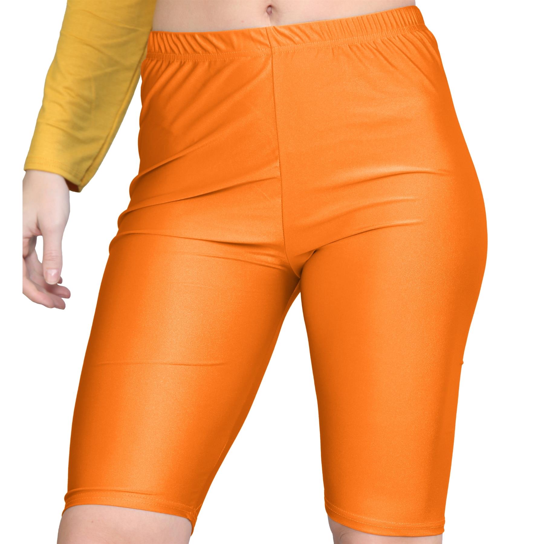 Damas Pantalones Cortos de Ciclismo Lisos Estirados Lycra Brillante Gimnasio Yoga Baile Pantalones Cortos - Imagen 31 de 100