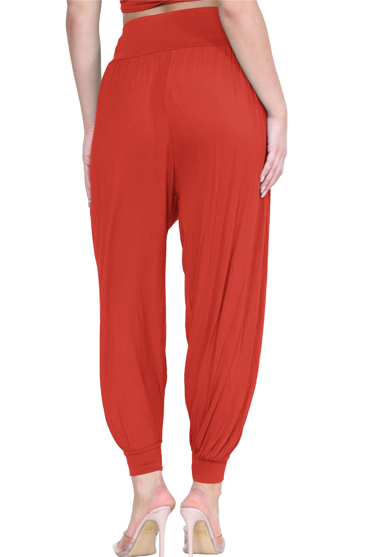 Womens Alibaba Harem Leggings Cuffed Bottoms Plain Hareem Trousers Baggy Pants - Picture 101 of 130