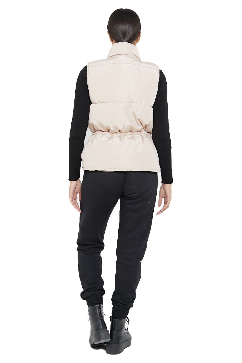 Damas Mujeres Chaleco Acolchado Acolchado Chaqueta Chaleco Invierno Abrigo Calentador de Cuerpo - Imagen 15 de 17