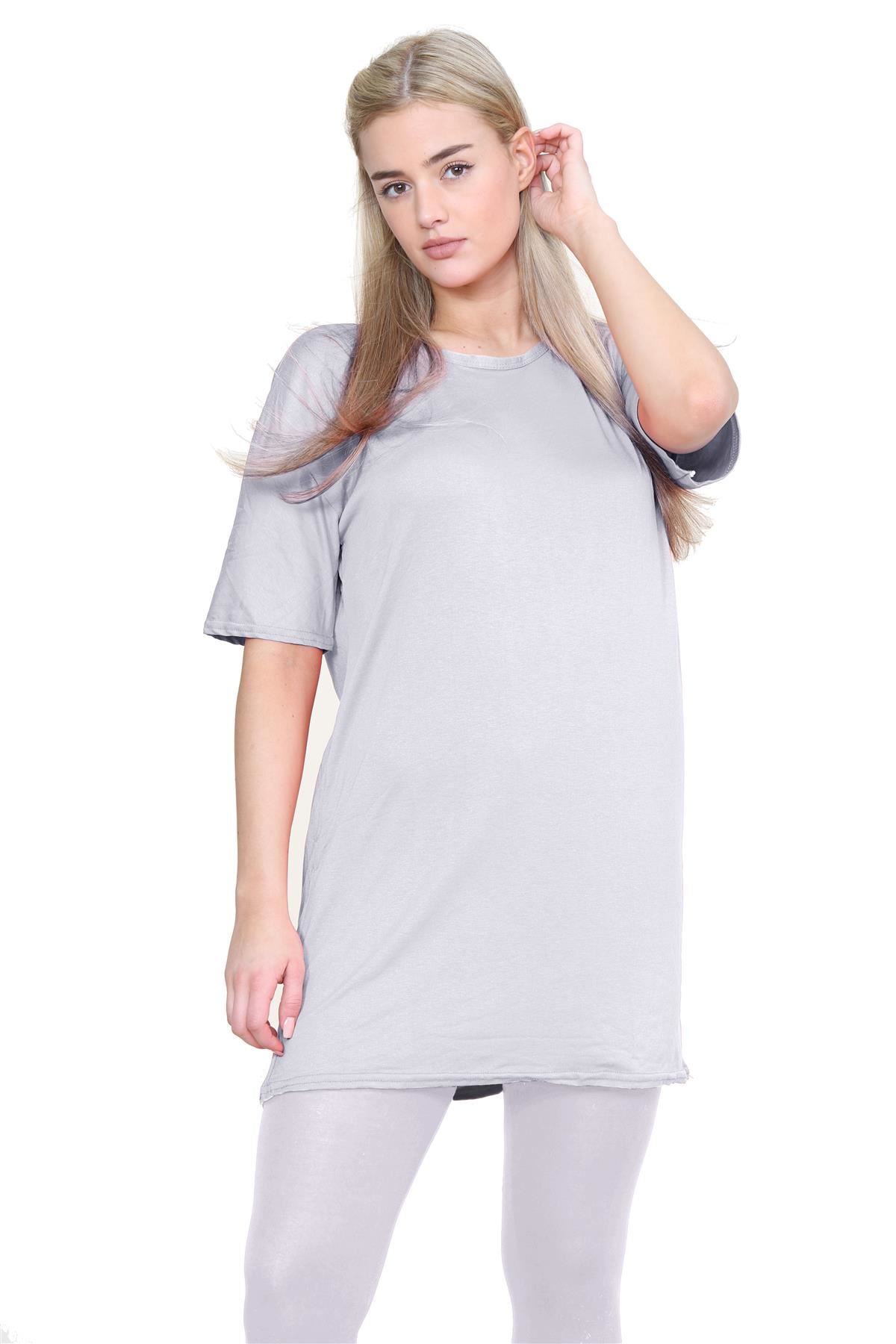 Damas Longline Suelto Camiseta Leggings Gimnasio Chándal Conjunto Coord 2 Piezas Ropa de Salón - Imagen 45 de 155