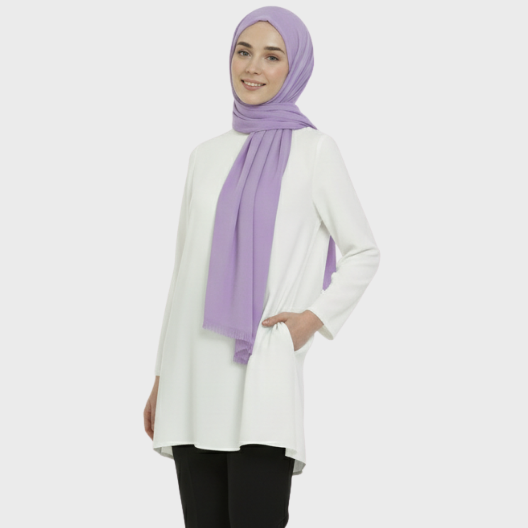 Baumwolle Modal Hijab Frauen Muslim Uni Schal Weich Halstuch Stola Islamisches Kopftuch - Bild 82 von 183