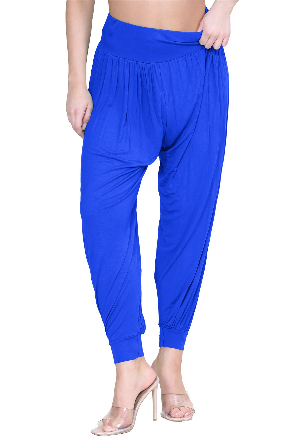 Womens Alibaba Harem Leggings Cuffed Bottoms Plain Hareem Trousers Baggy Pants - Picture 92 of 130