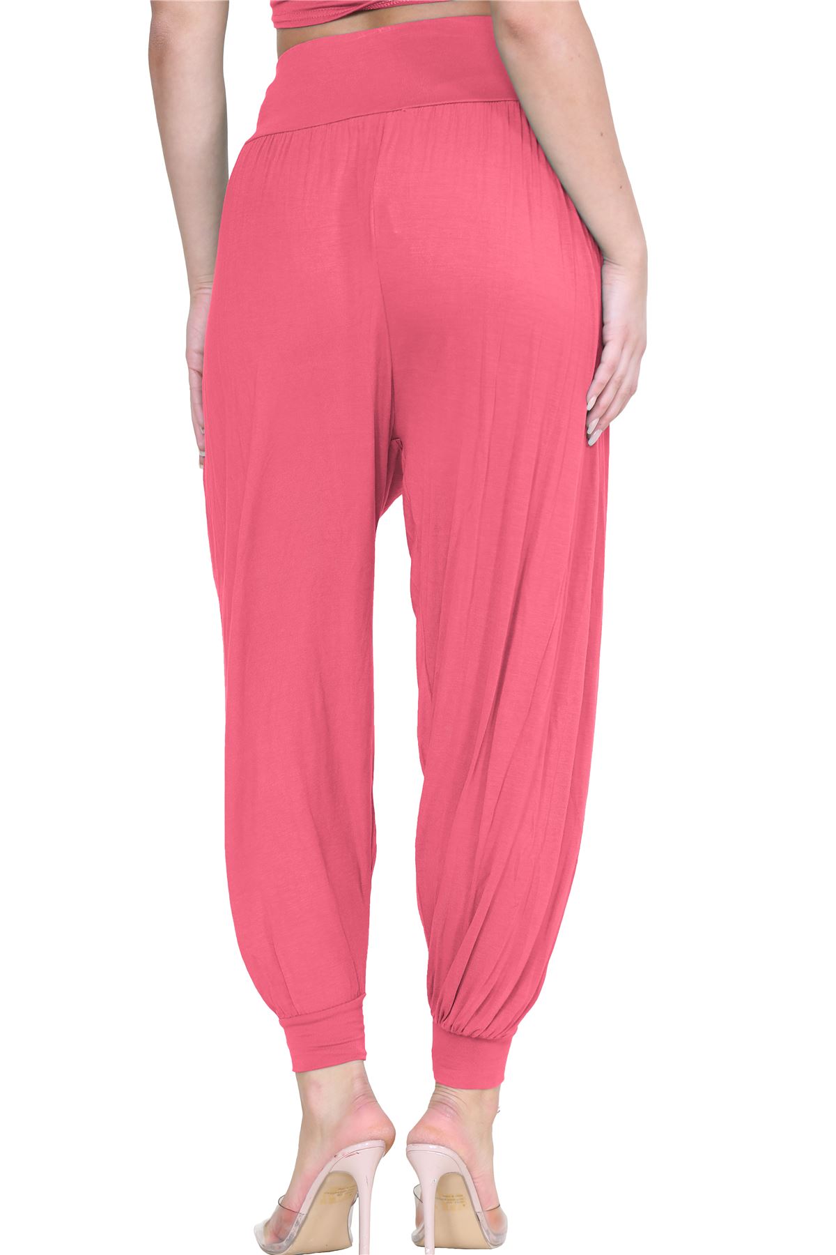 Womens Alibaba Harem Leggings Cuffed Bottoms Plain Hareem Trousers Baggy Pants - Picture 38 of 130